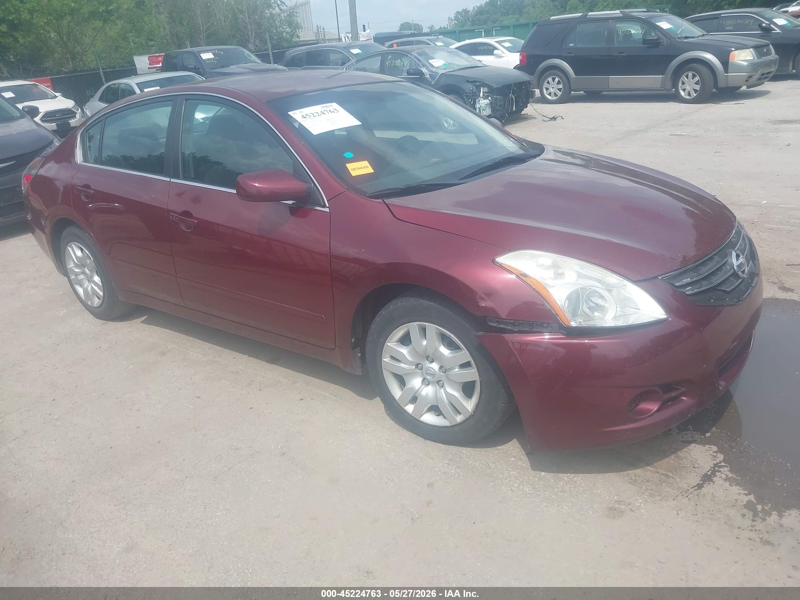 2012 Nissan Altima S, VIN 1N4AL2AP4CN470175 — Fresh water flood