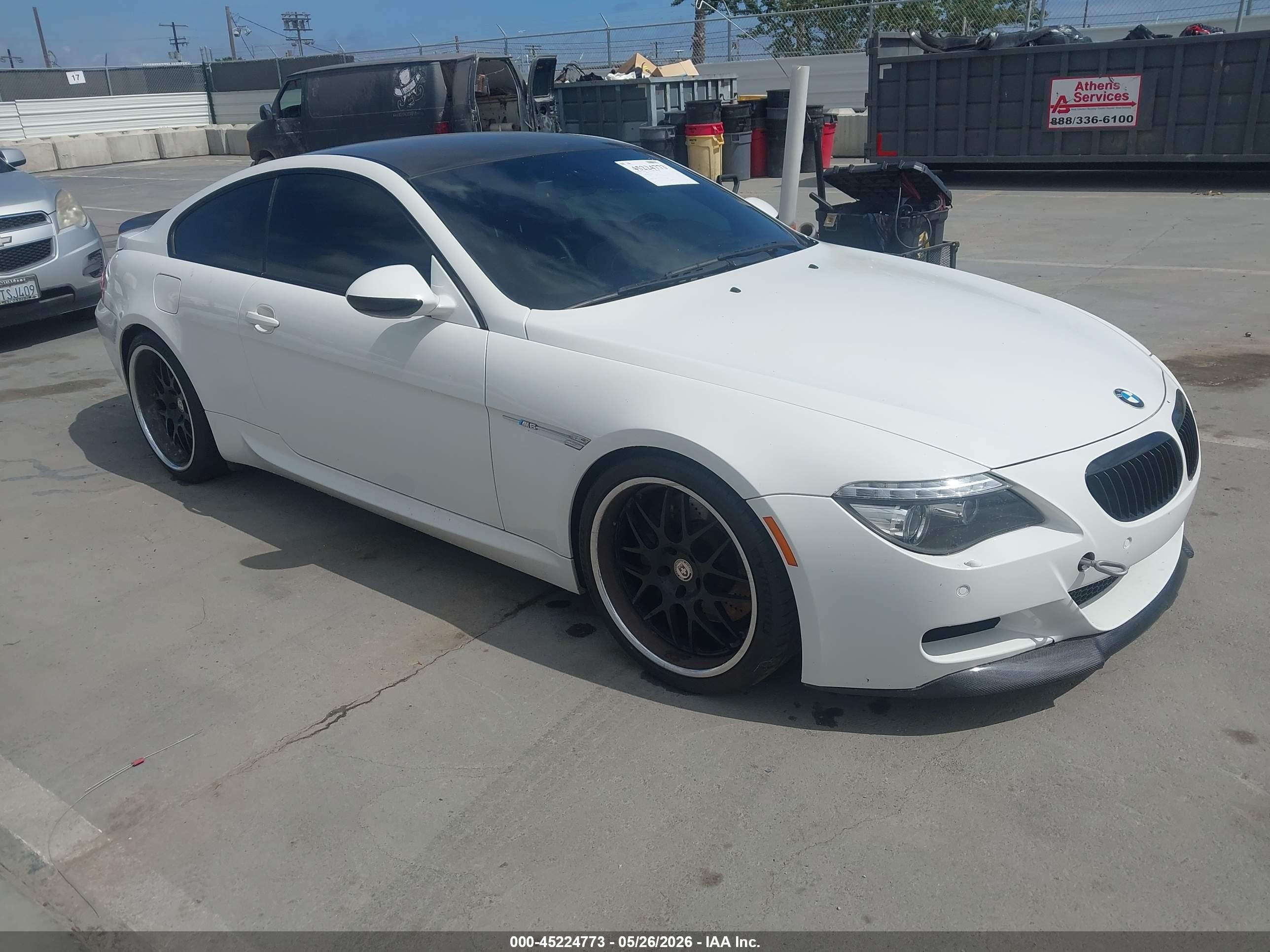 2010 BMW M6, VIN WBSEH9C58ACY25139 — Rear end