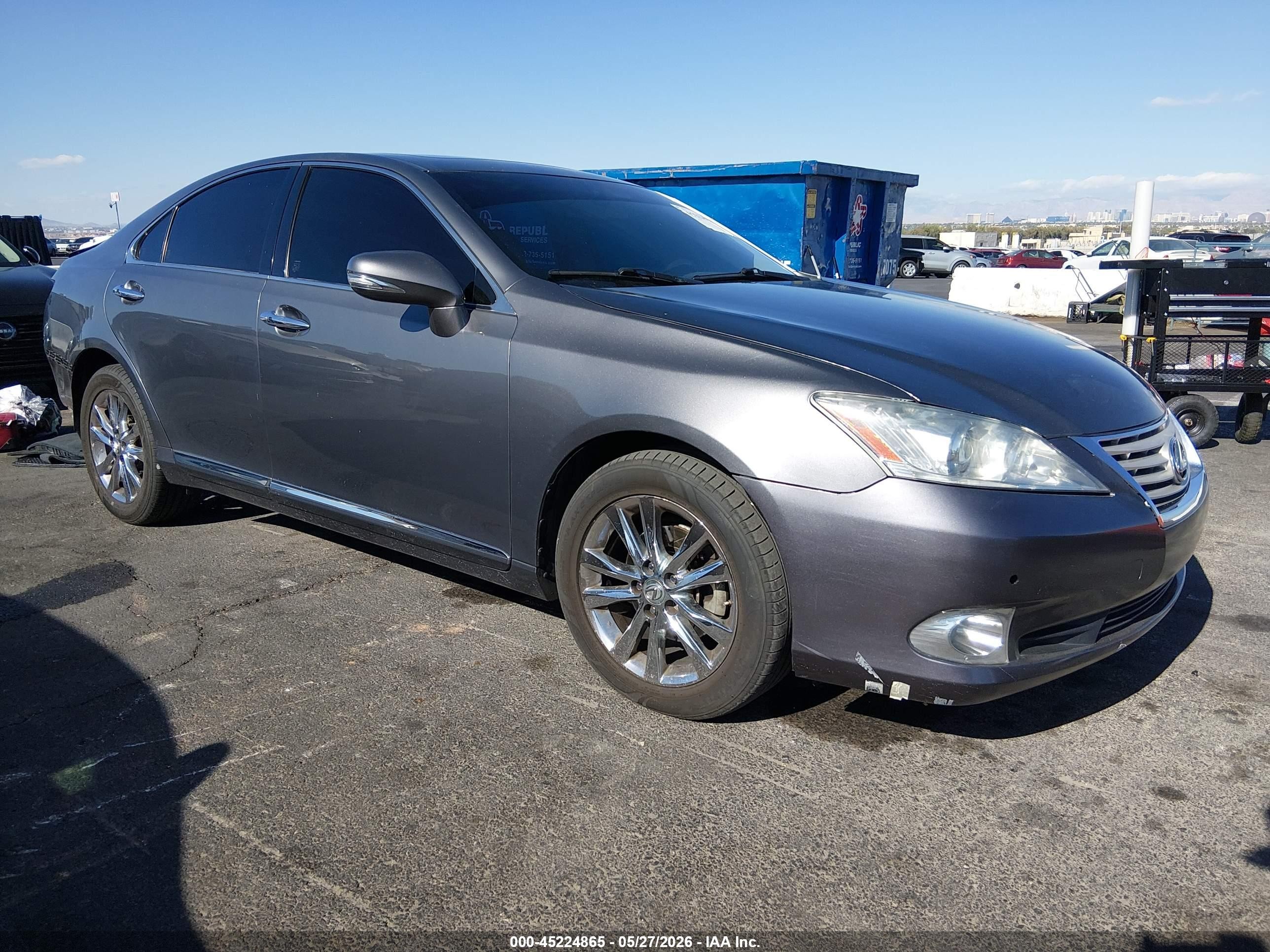 2012 Lexus ES 330, VIN JTHBK1EG3C2505228 — Rear end