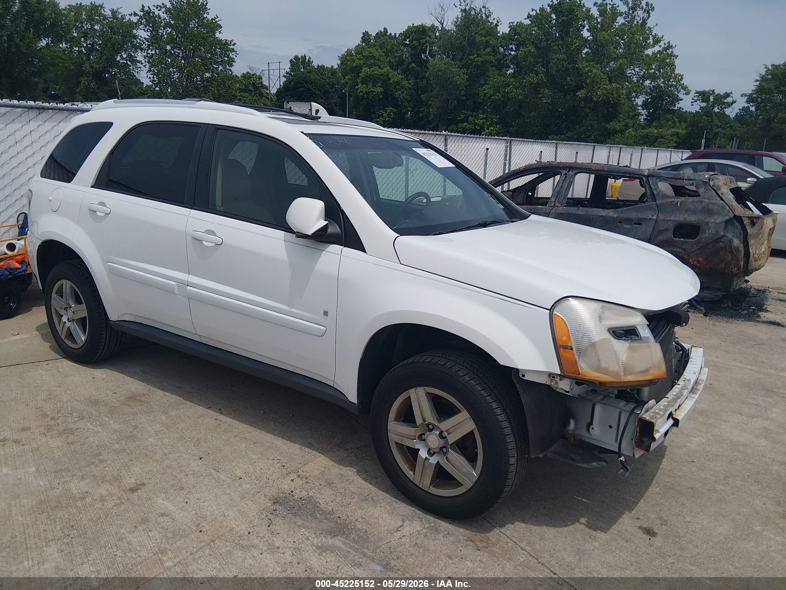 2008 Chevrolet Equinox LT, VIN 2CNDL33F786044098 — Front end
