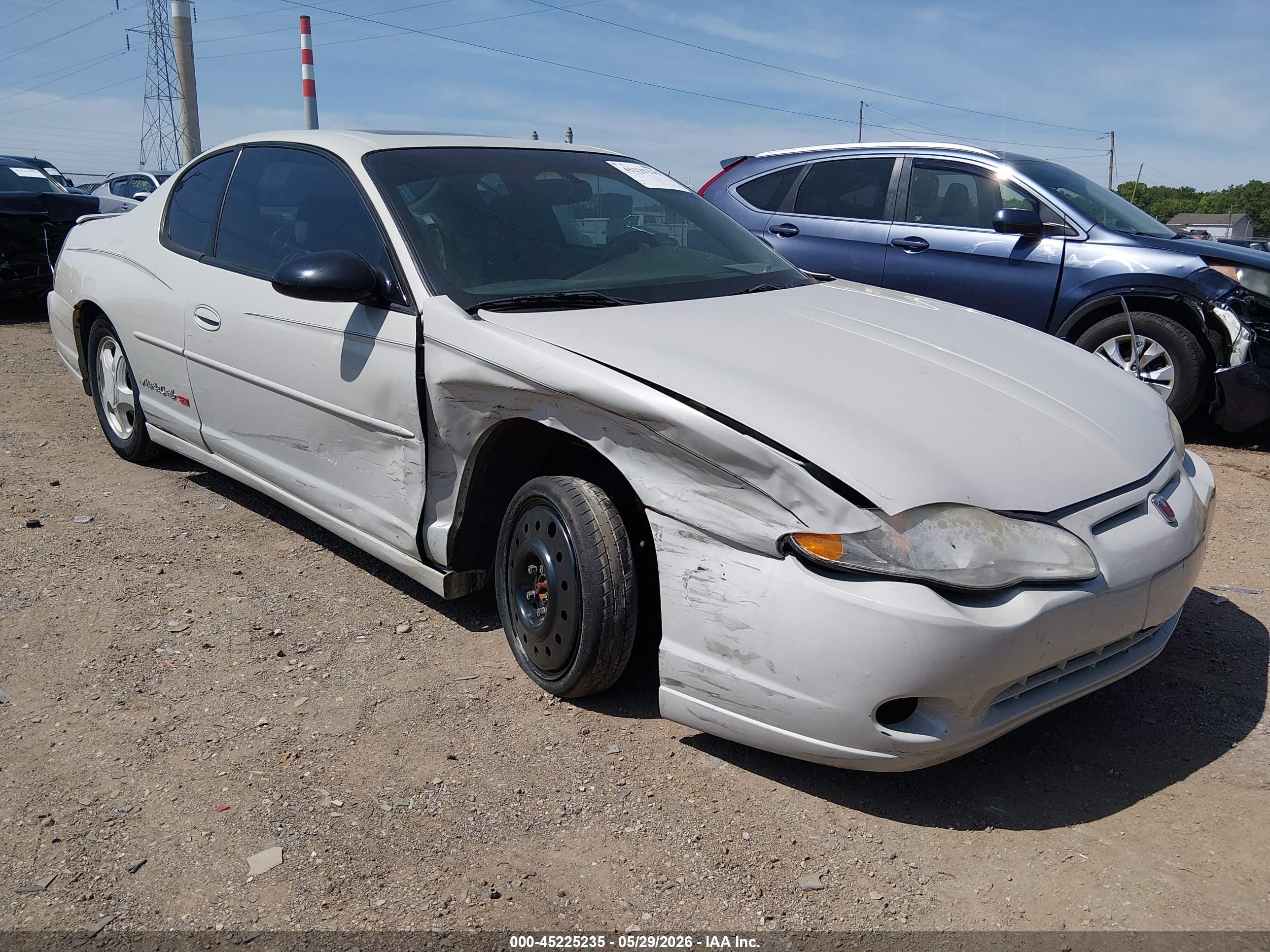 2003 Chevrolet Monte Carlo SS, VIN 2G1WX12K539419975 — Side