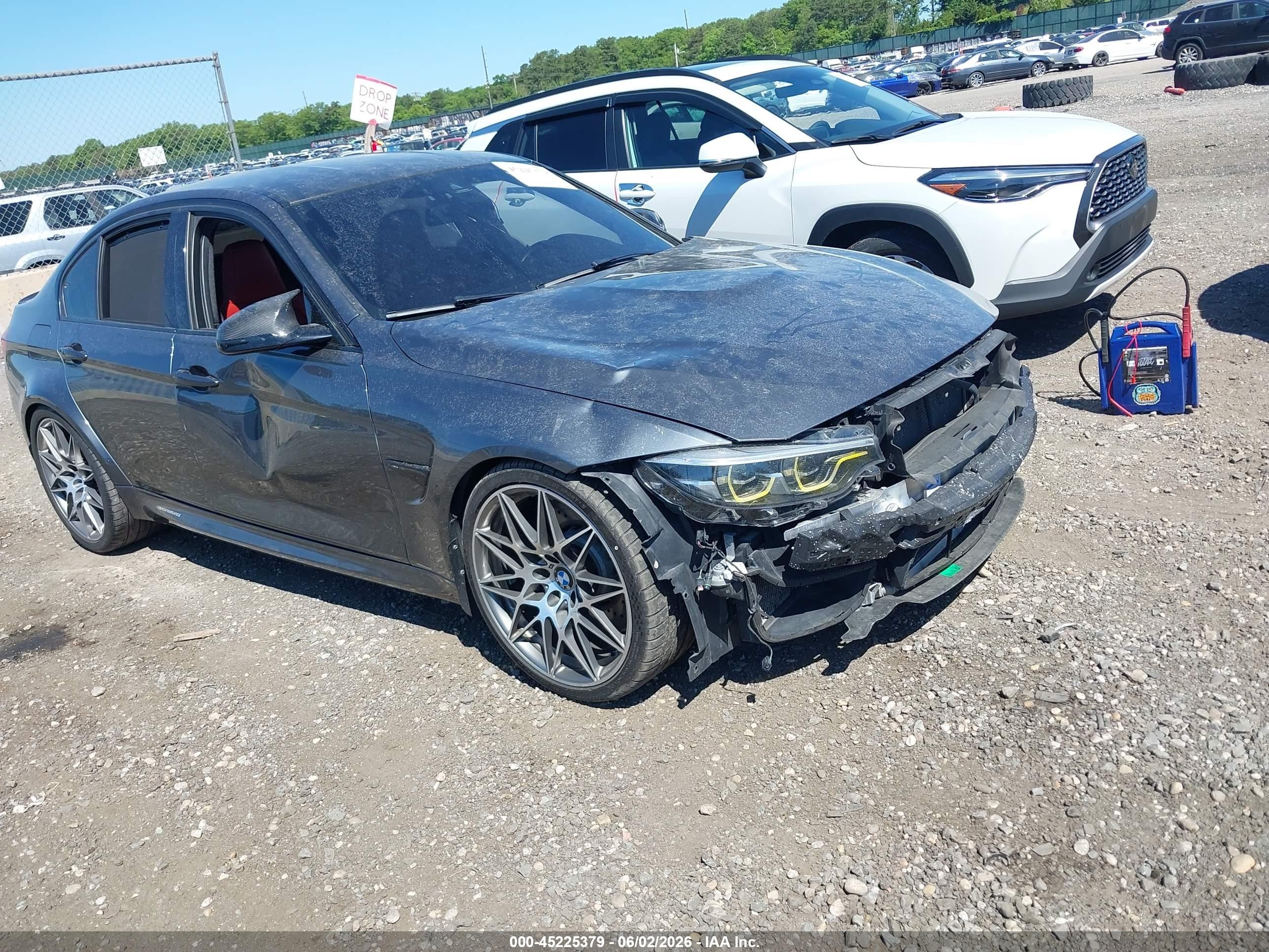 2018 BMW M3, VIN WBS8M9C5XJ5J80054 — Перед