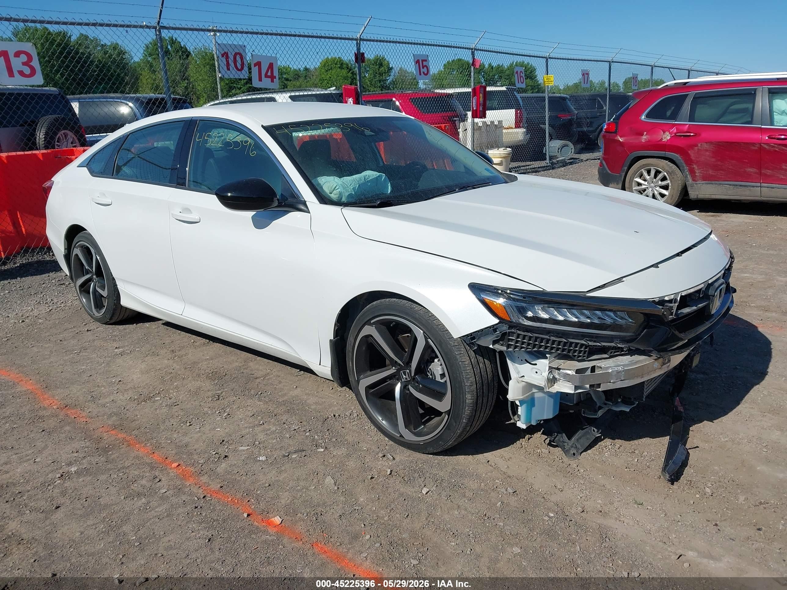 2022 Honda Accord Sport SE, VIN 1HGCV1F42NA102949 — Front end