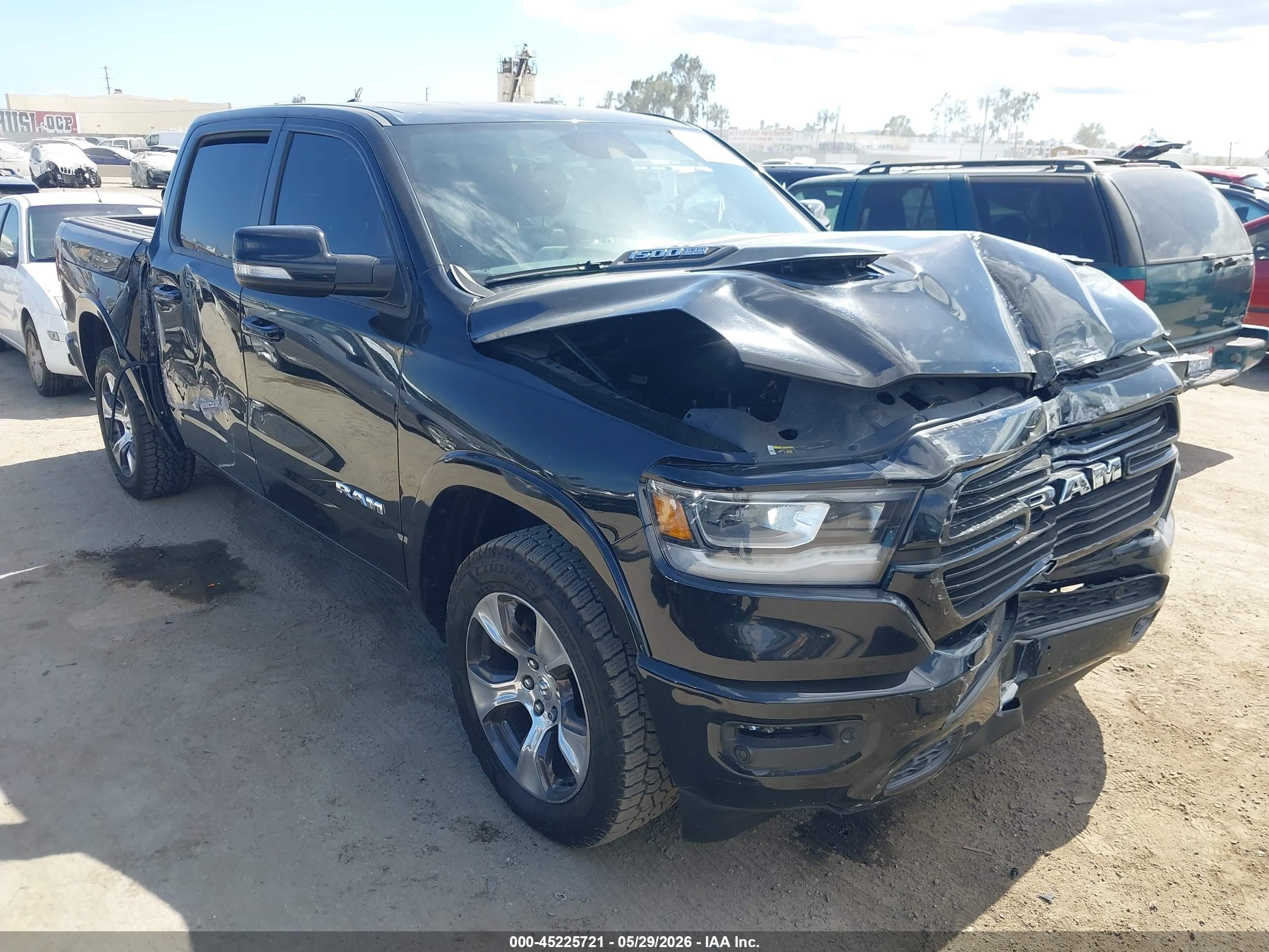 2022 Ram 1500 Laramie, VIN 1C6RREJT5NN126262 — Theft recovery