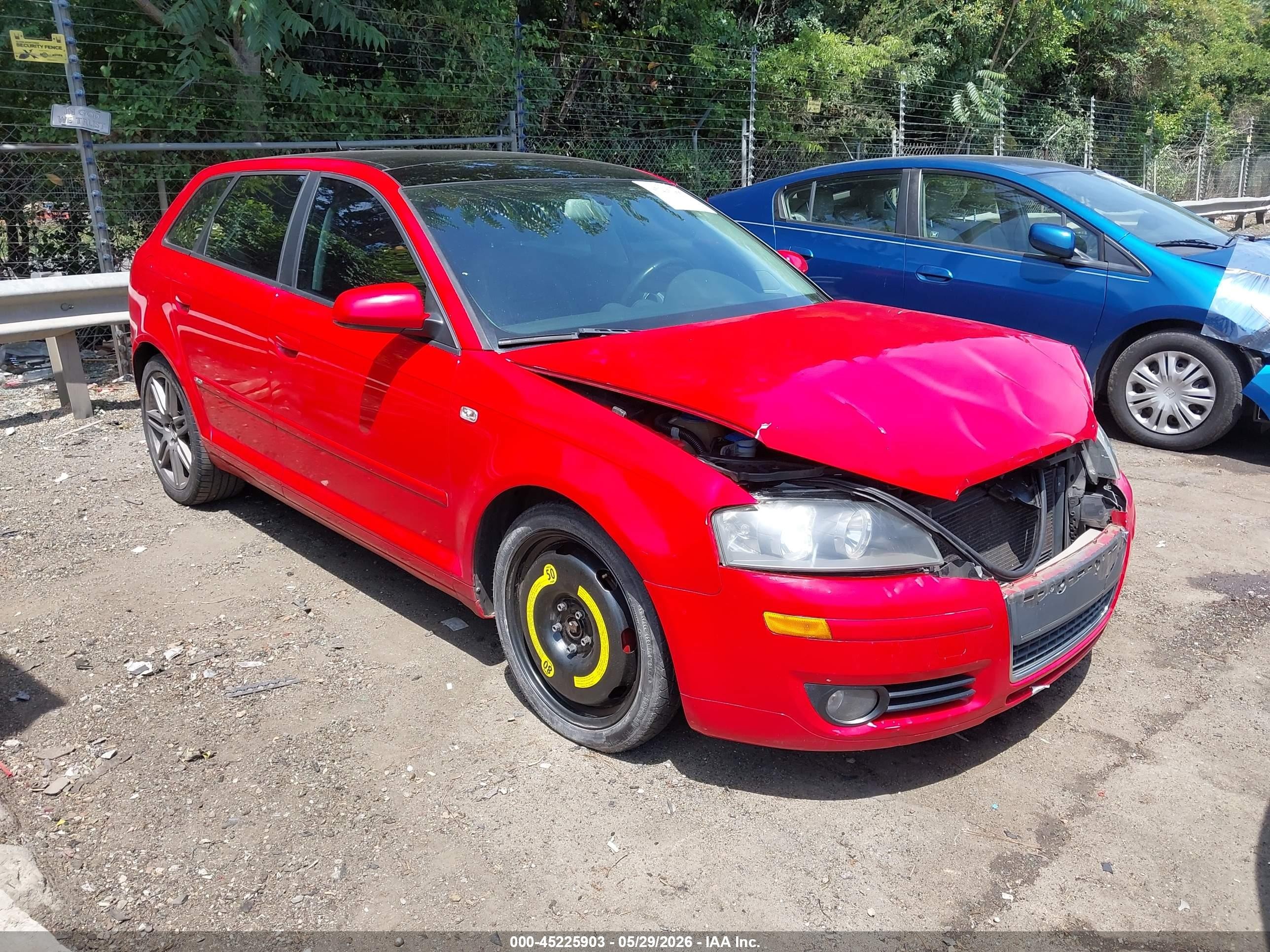 2006 Audi A3 Premium, VIN WAUNF78PX6A064898 — Front end