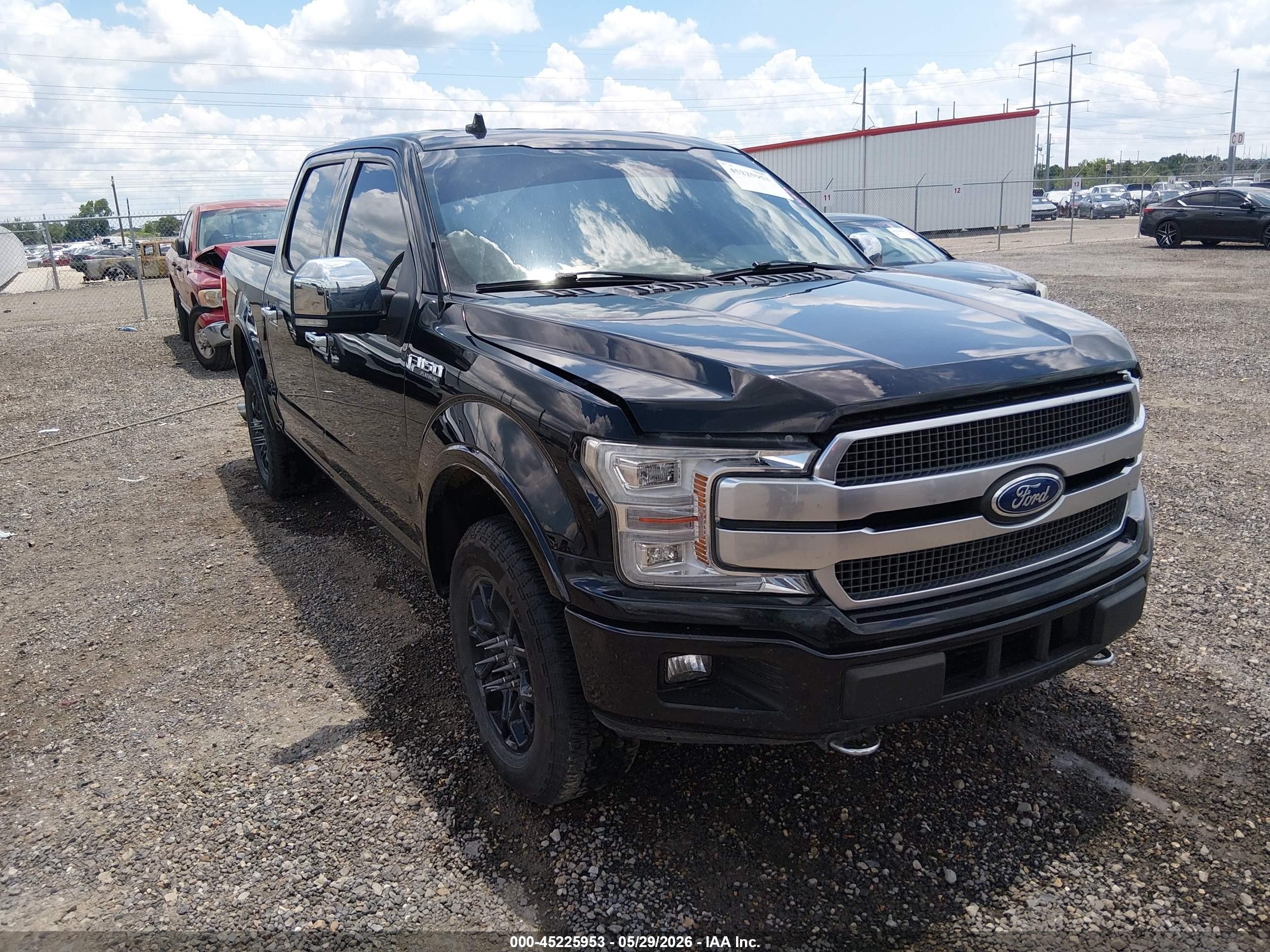 2020 Ford F-150 Lariat, VIN 1FTEW1E49LFA97593 — Fresh water flood