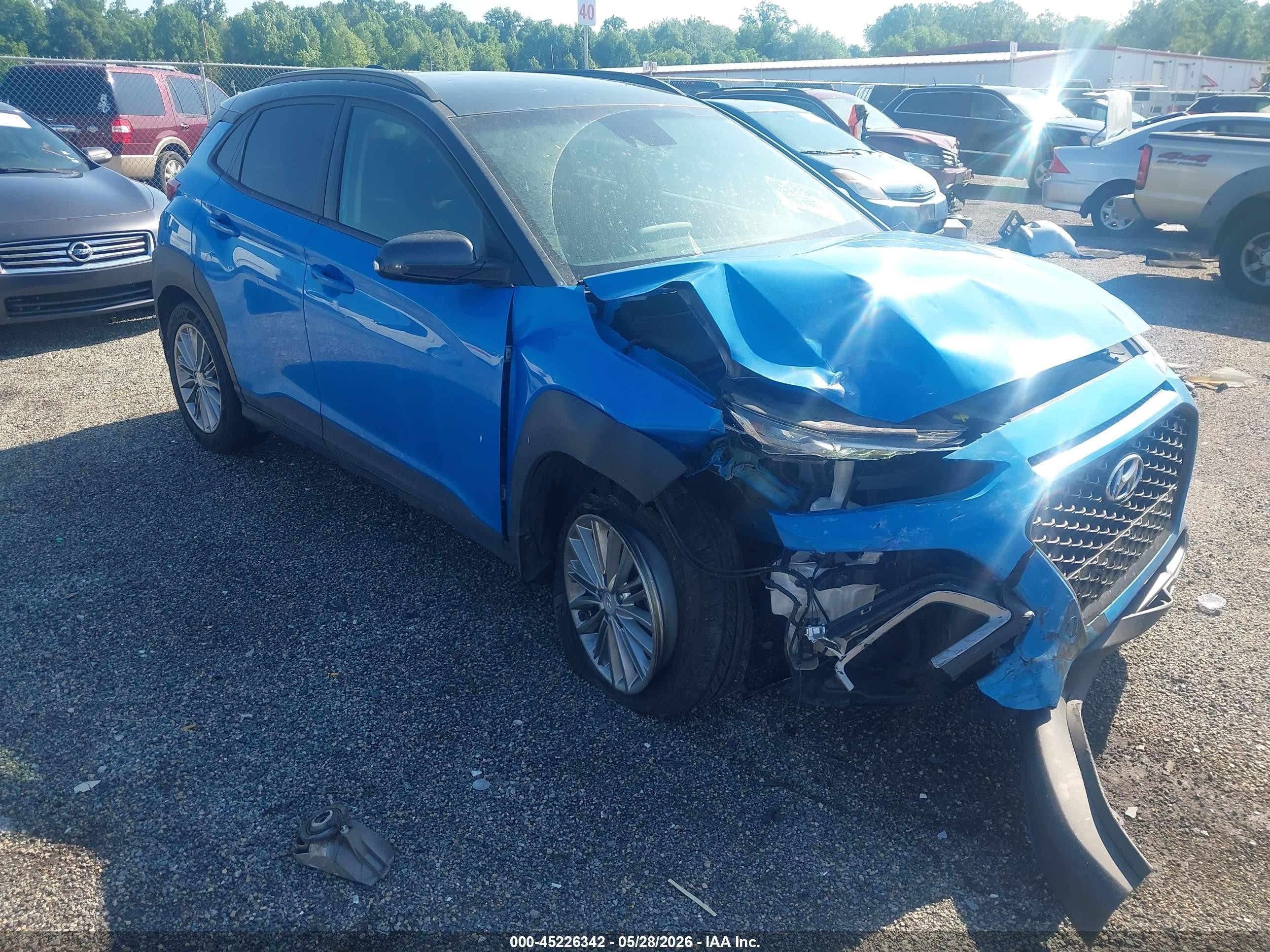 2019 Hyundai Kona SEL, VIN KM8K22AA7KU358418 — Front end