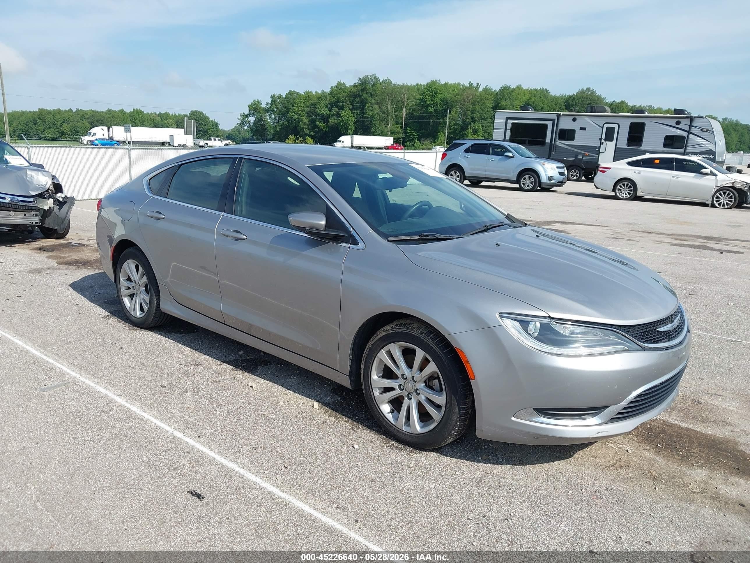 2016 Chrysler 200 Limited Platinum, VIN 1C3CCCAB0GN150794 — Fresh water flood