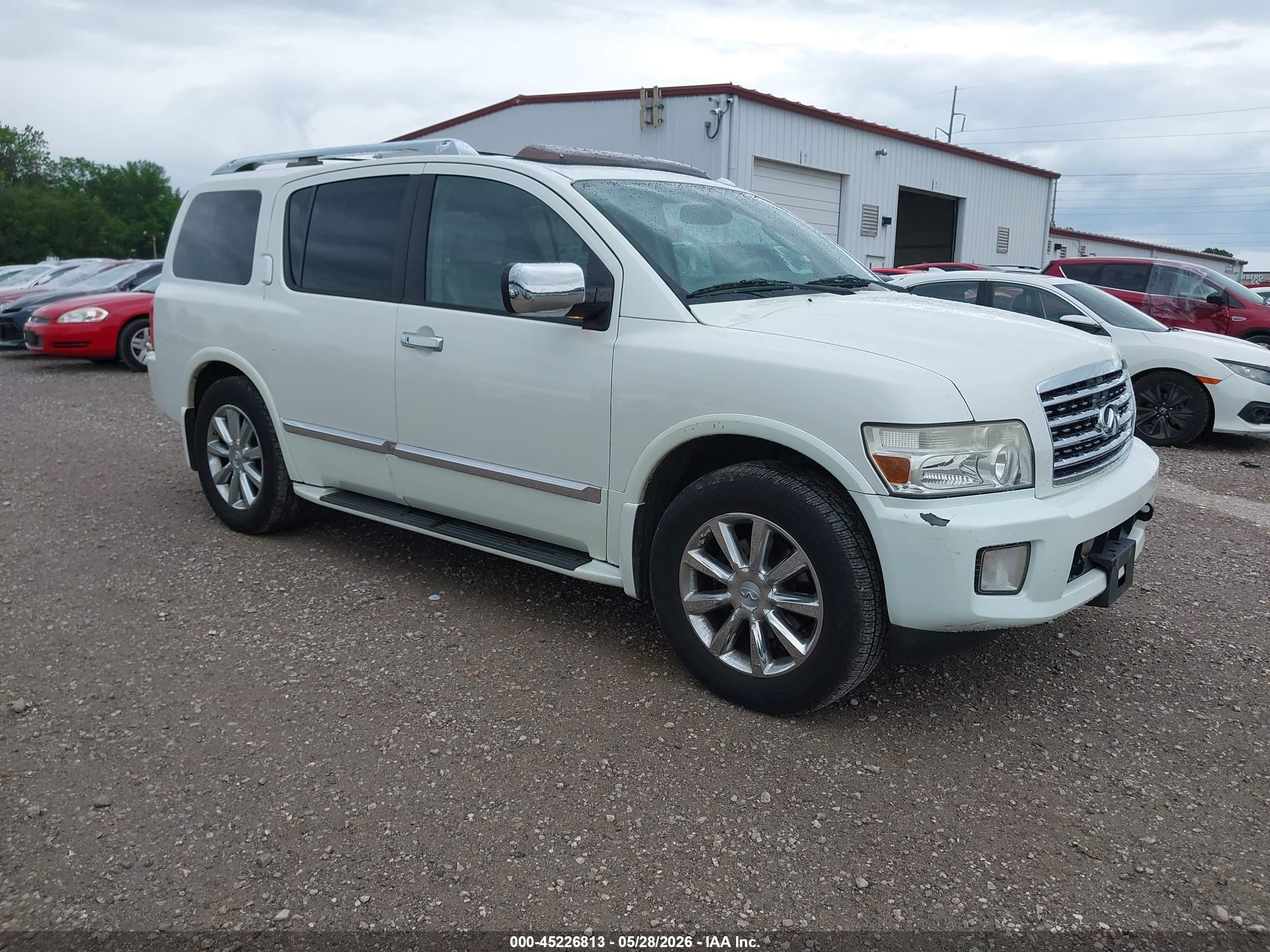 2010 Infiniti QX56, VIN 5N3ZA0NE5AN909092 — Hail
