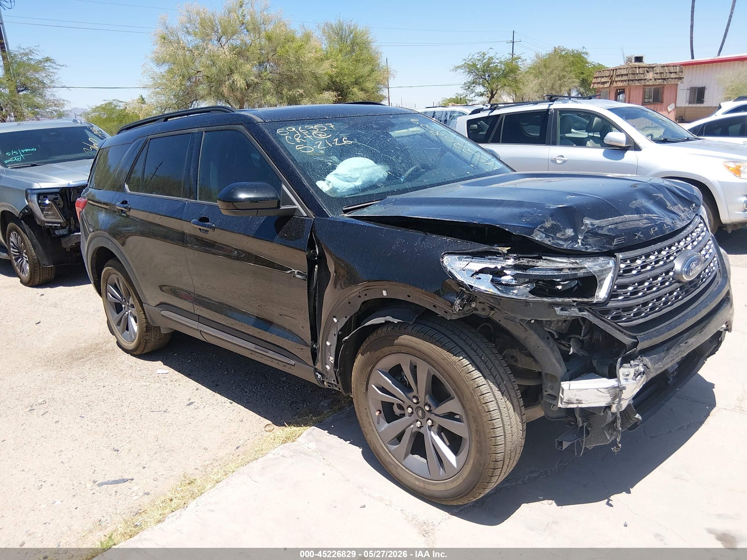 2024 Ford Explorer XLT, VIN 1FMSK8DH7RGA60973 — Перед