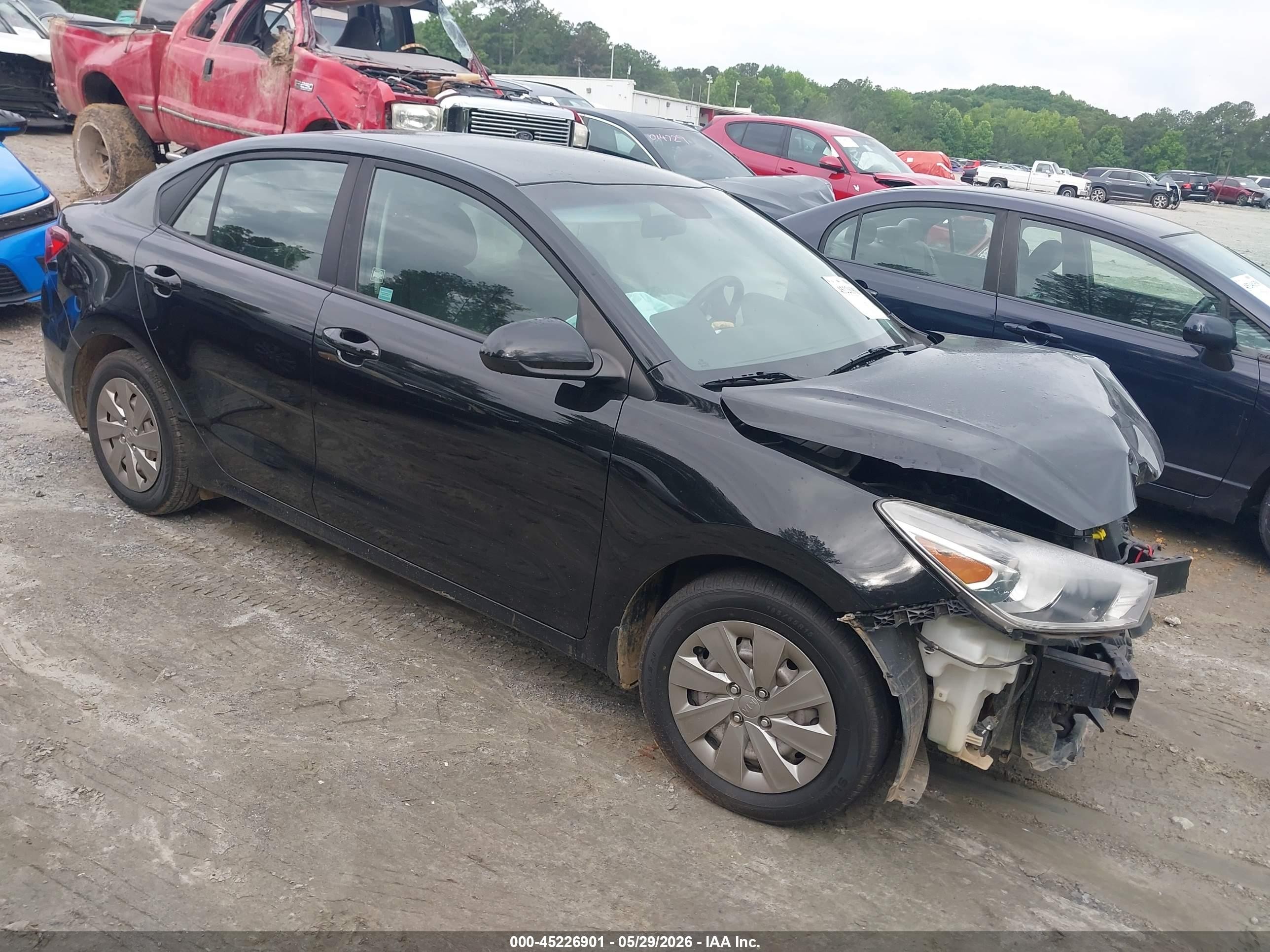 2020 Kia Rio S, VIN 3KPA24AD7LE268028 — Front end