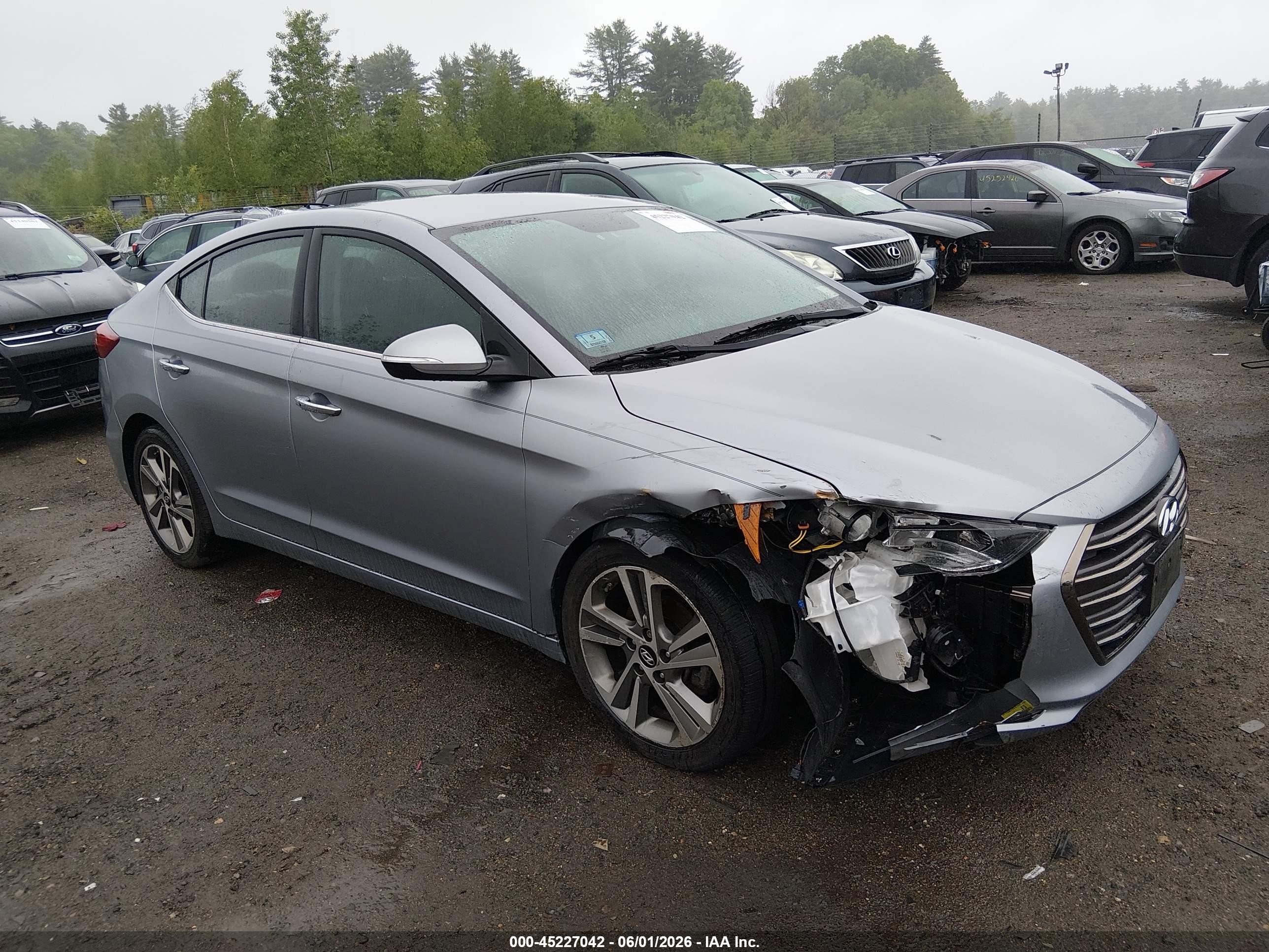2017 Hyundai Elantra SE, VIN 5NPD84LF7HH064861 — Front end