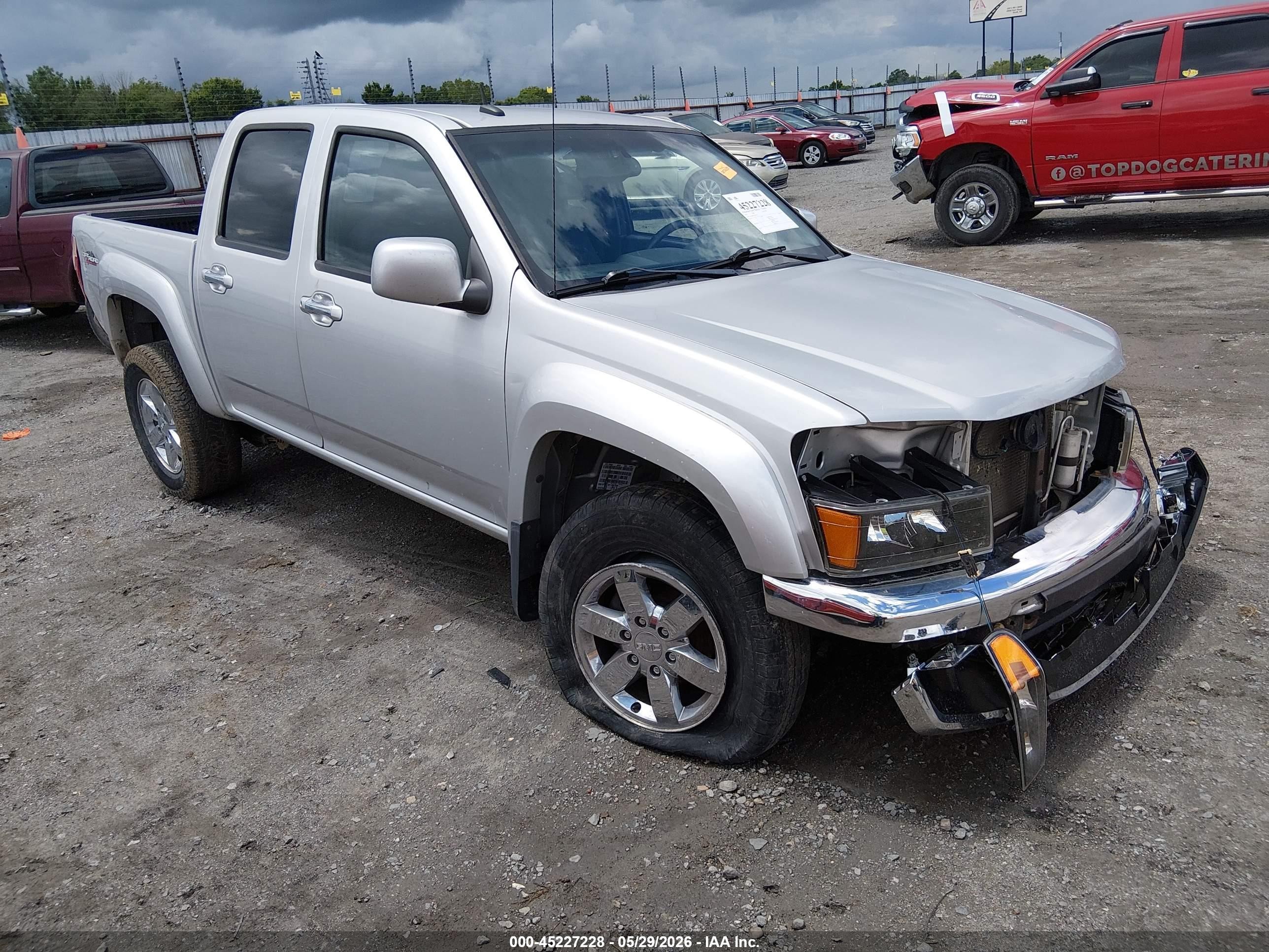 2012 GMC Canyon SLE2, VIN 1GTH6PFE8C8167225 — Перед