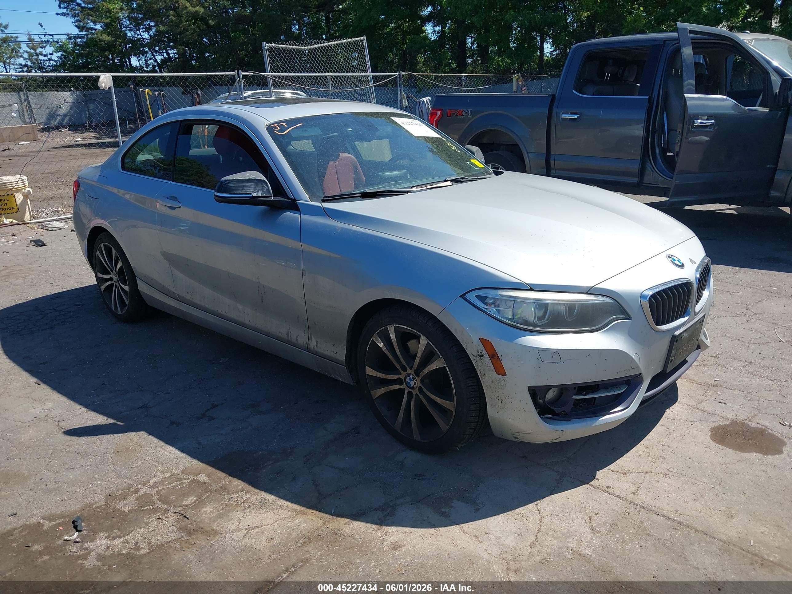 2015 BMW 2 Series 228i xDrive, VIN WBA1F7C56FVX95888 — Water / flood