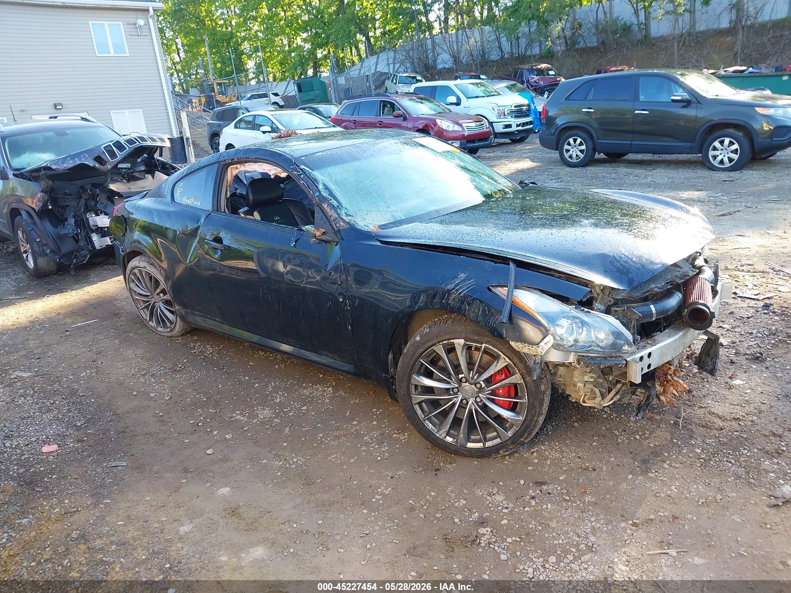 2011 Infiniti G37 x, VIN JN1CV6EL5BM263720 — Опрокидывание