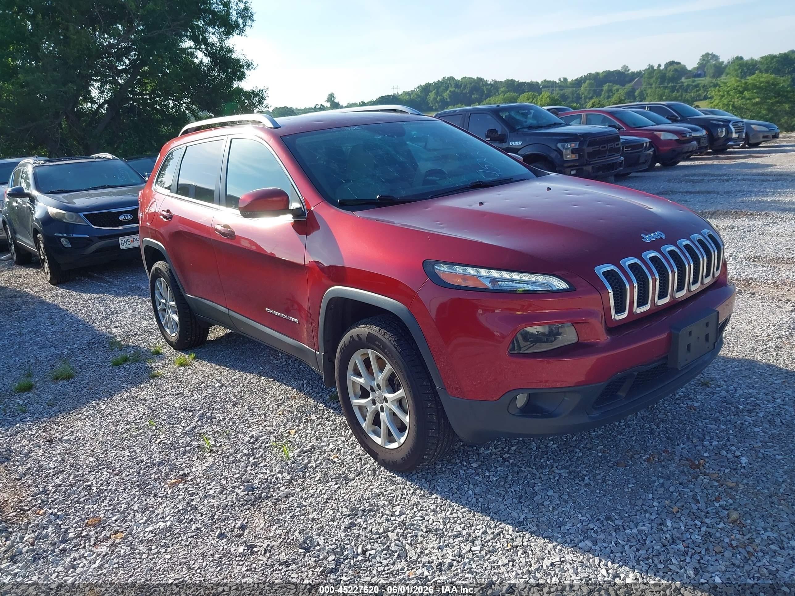 2017 Jeep Cherokee Latitude, VIN 1C4PJMCB9HW574959 — Hail