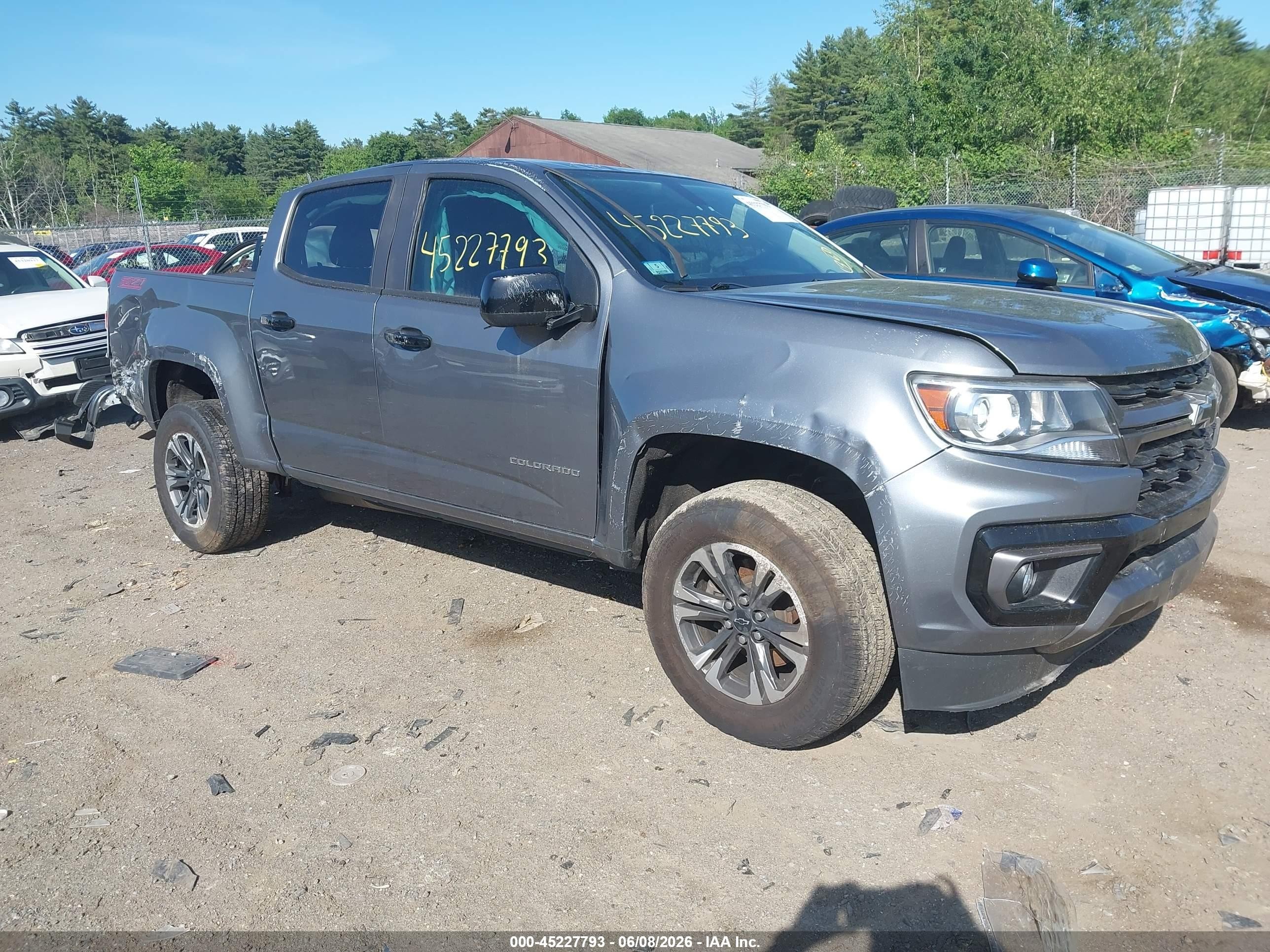 2021 Chevrolet Colorado 2WD Z71, VIN 1GCGSDEN5M1233120 — All over