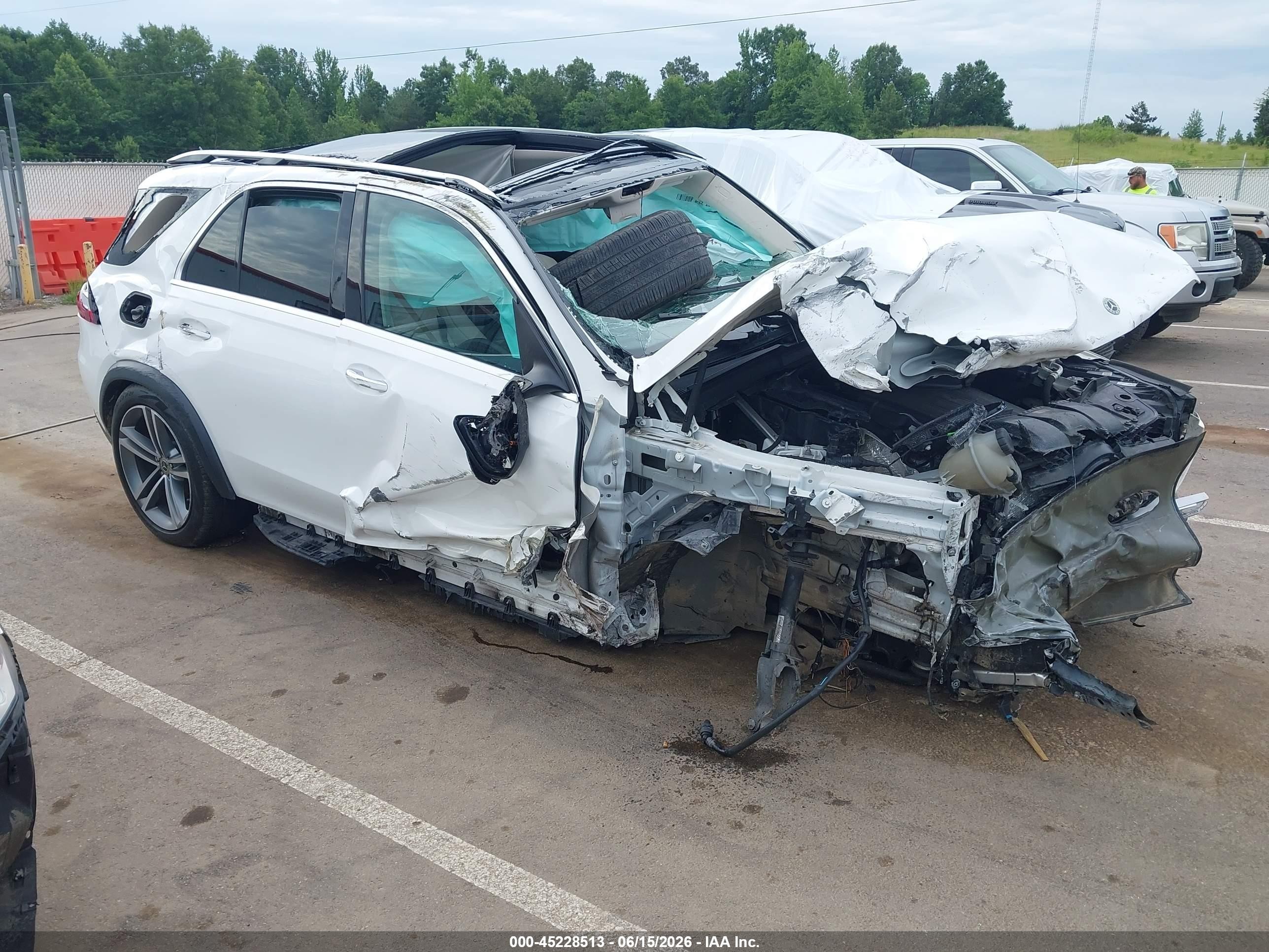 2020 Mercedes-Benz GLE 350, VIN 4JGFB4JB8LA181984 — Rollover