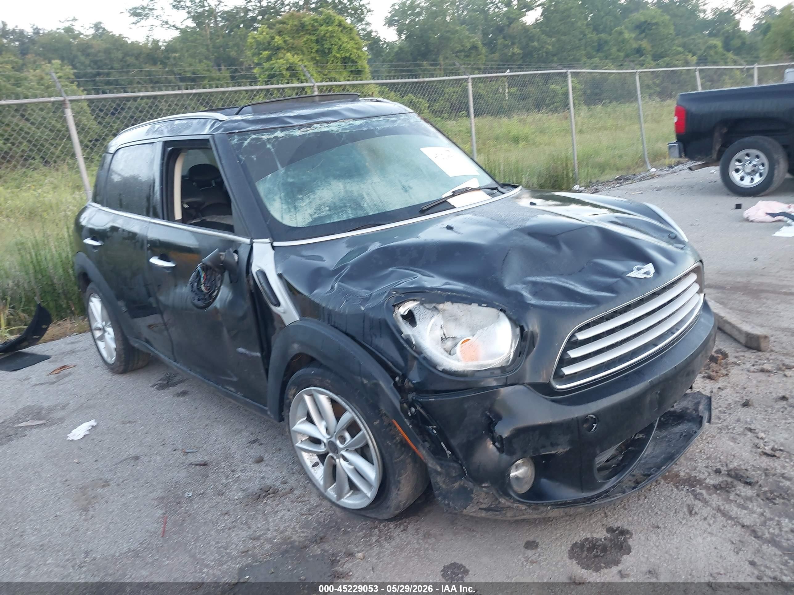 2014 MINI Countryman, VIN WMWZB3C5XEWR39085 — Rollover