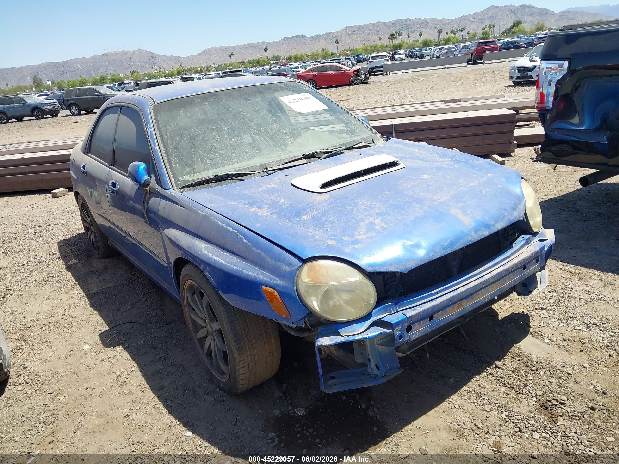 2002 Subaru Impreza WRX, VIN JF1GD29692G516668 — Обычный износ