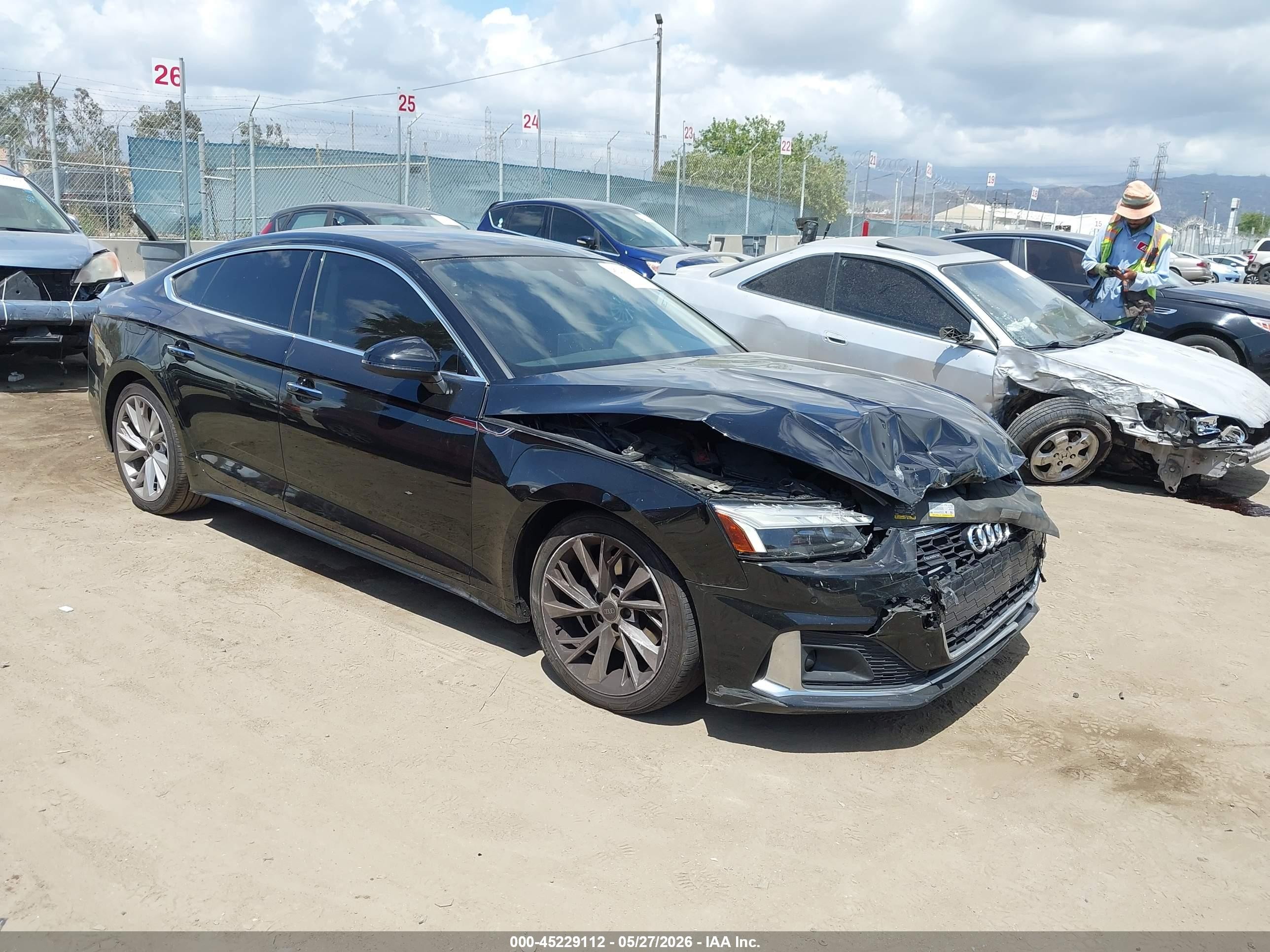 2023 Audi A5 Sportback Premium Plus, VIN WAUCBCF50PA048854 — Перед