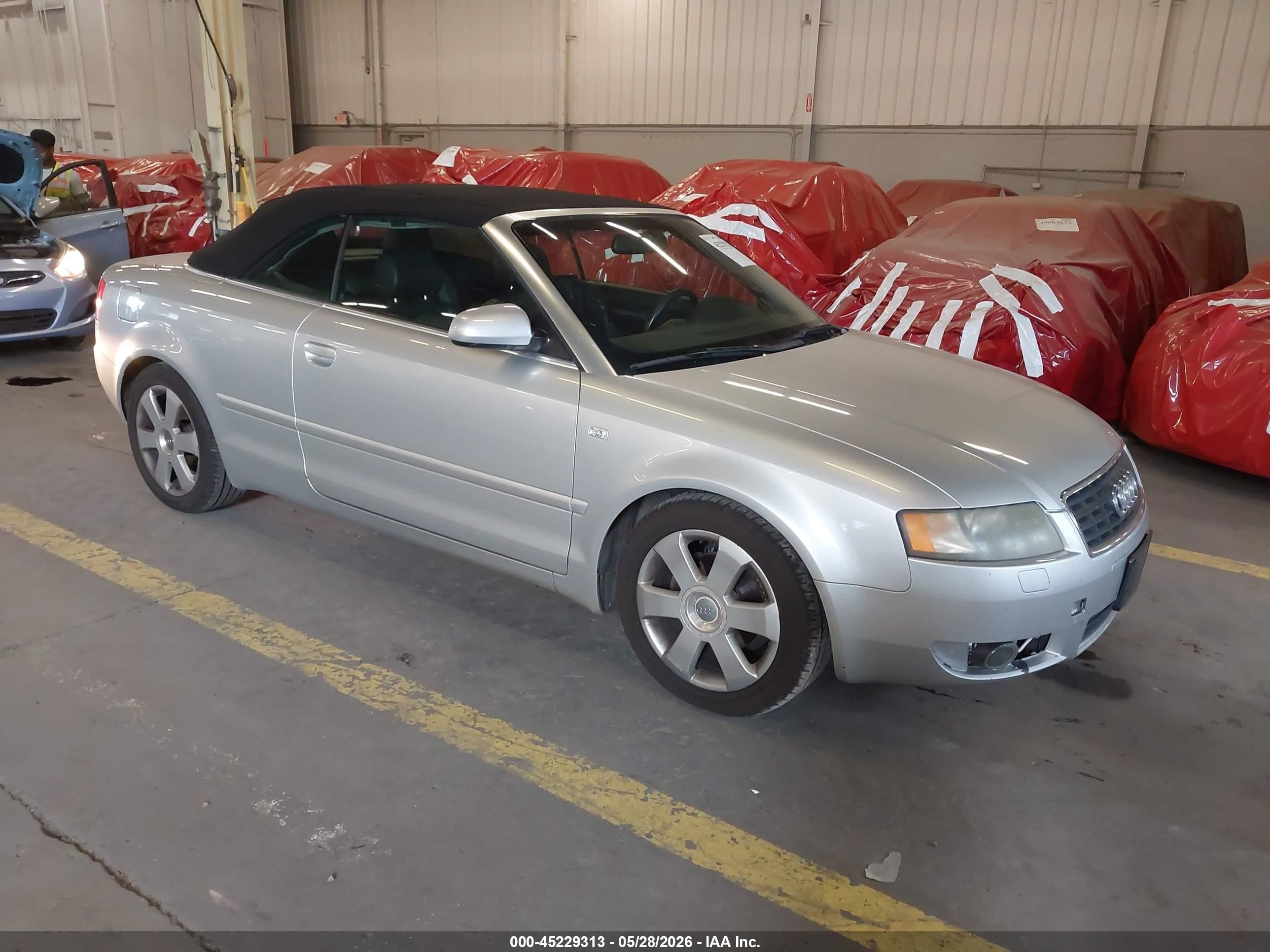 2004 Audi A4 1.8T, VIN WAUAC48H74K000310 — Front end