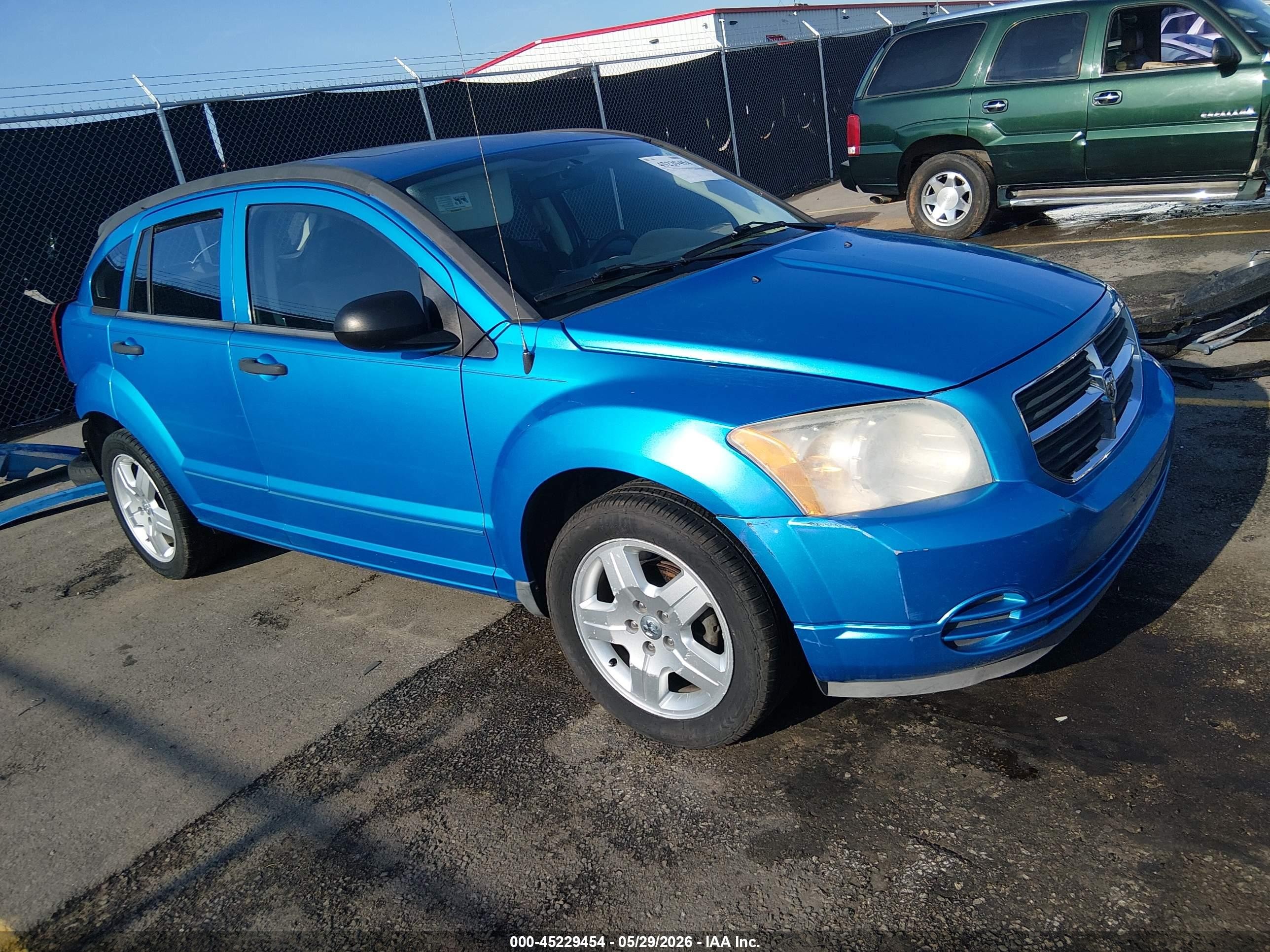 2008 Dodge Caliber SXT, VIN 1B3HB48B48D753210 — Rear end