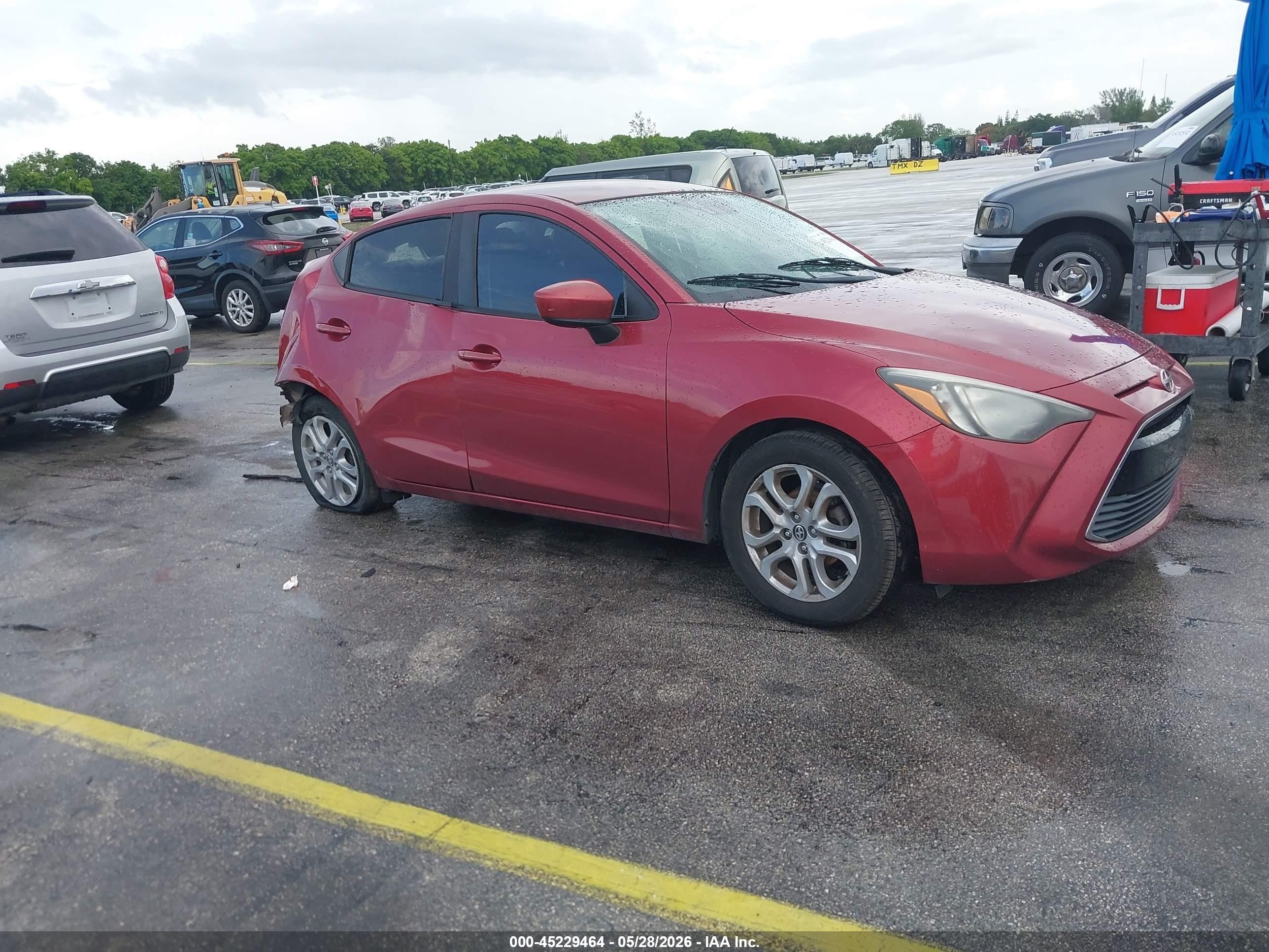 2016 Scion iA, VIN 3MYDLBZV6GY109812 — Rear end