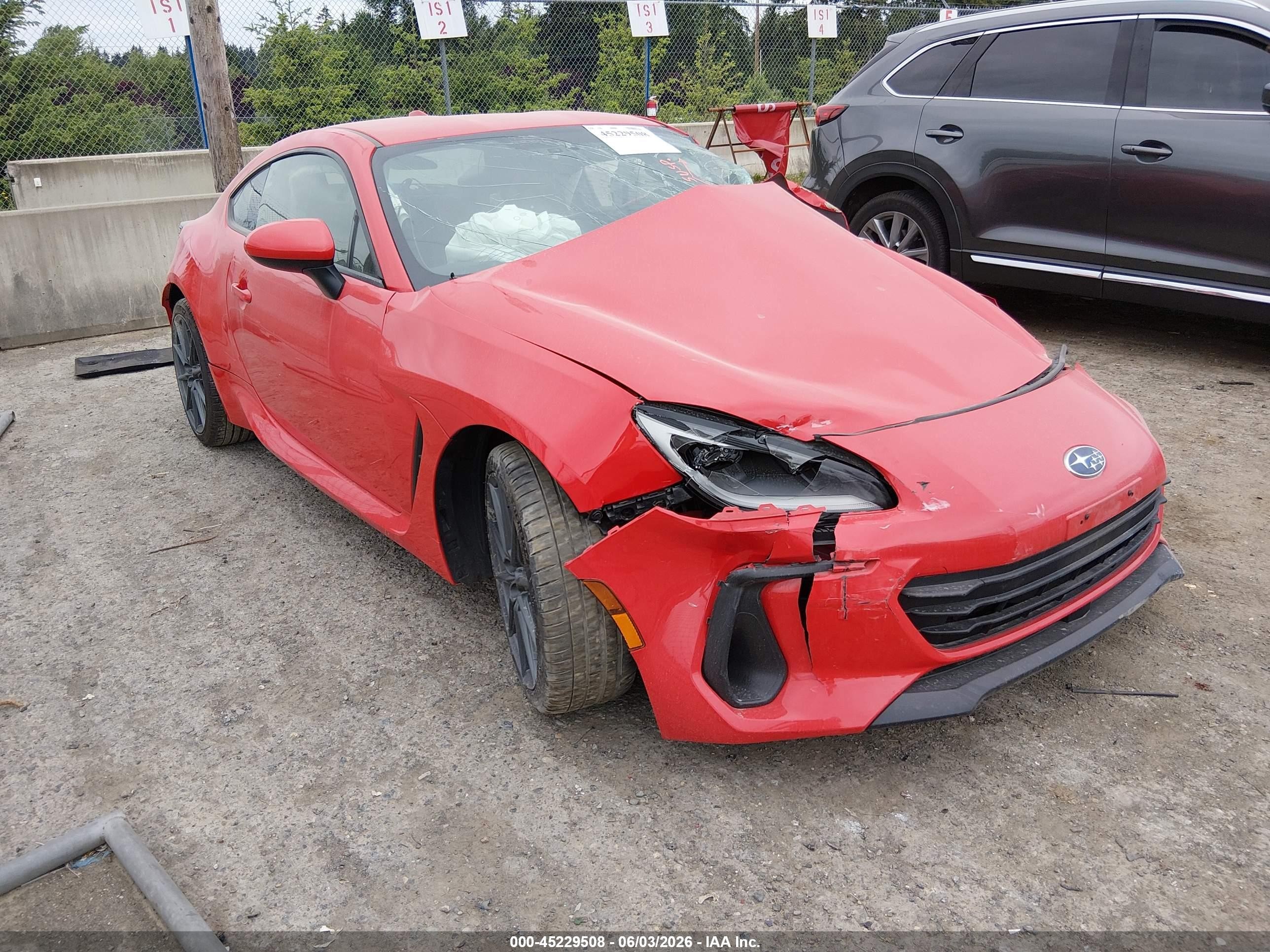 2023 Subaru BRZ Limited, VIN JF1ZDBE17P9701624 — Бок
