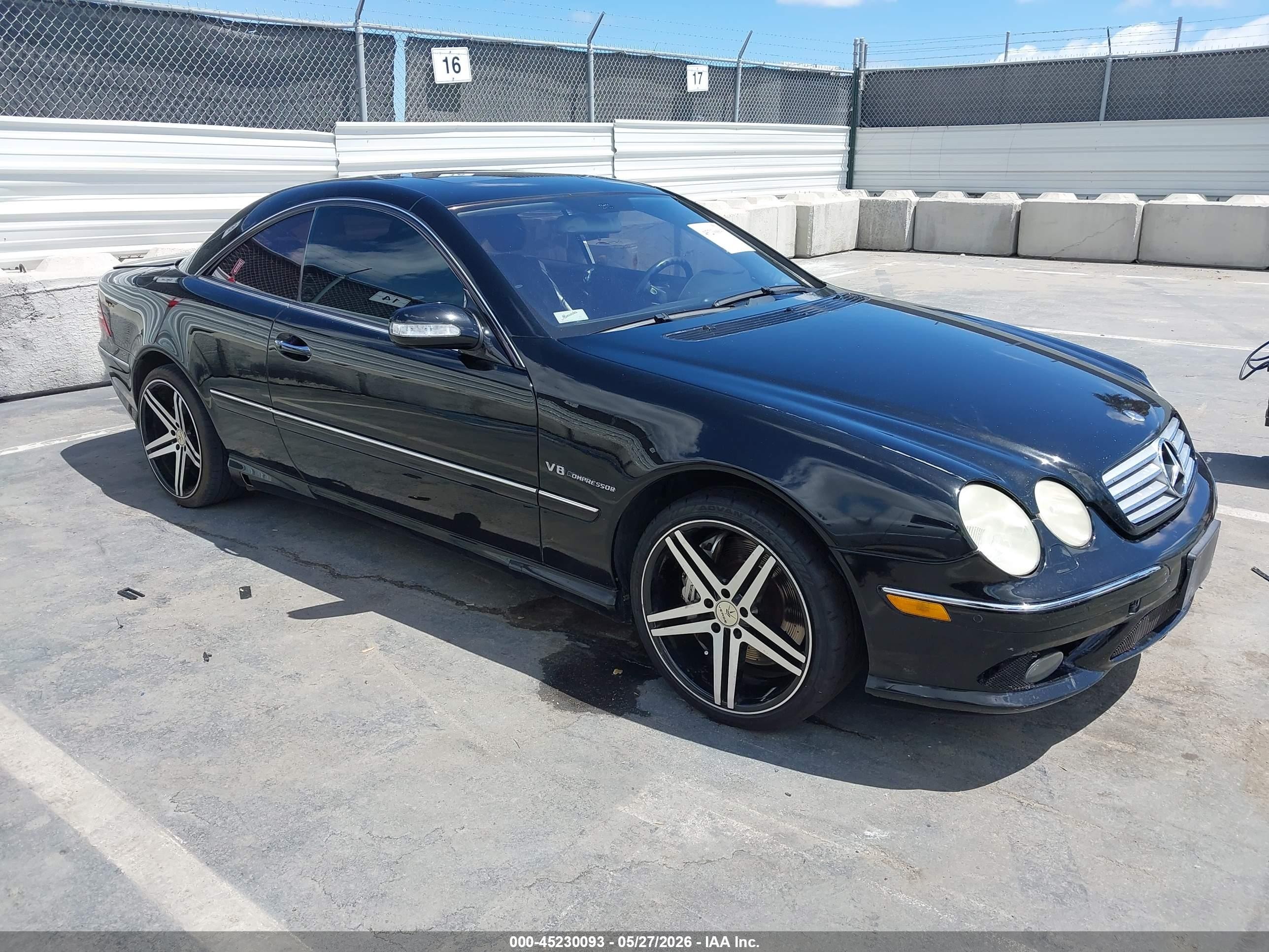 2005 Mercedes-Benz CL 5.5L AMG, VIN WDBPJ74J35A044582 — Side