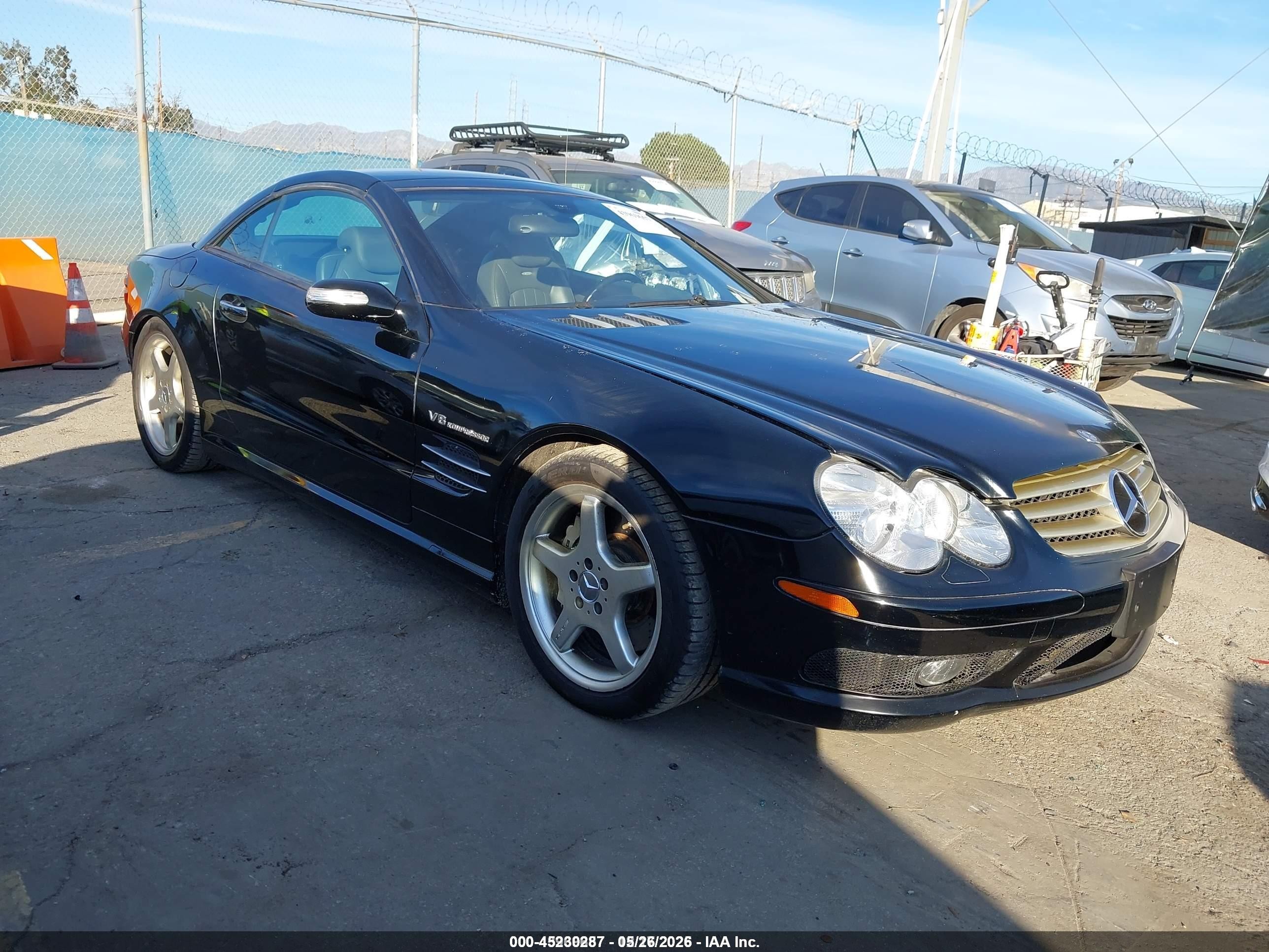 2006 Mercedes-Benz SL 55/63 AMG, VIN WDBSK74F26F110482 — Burn