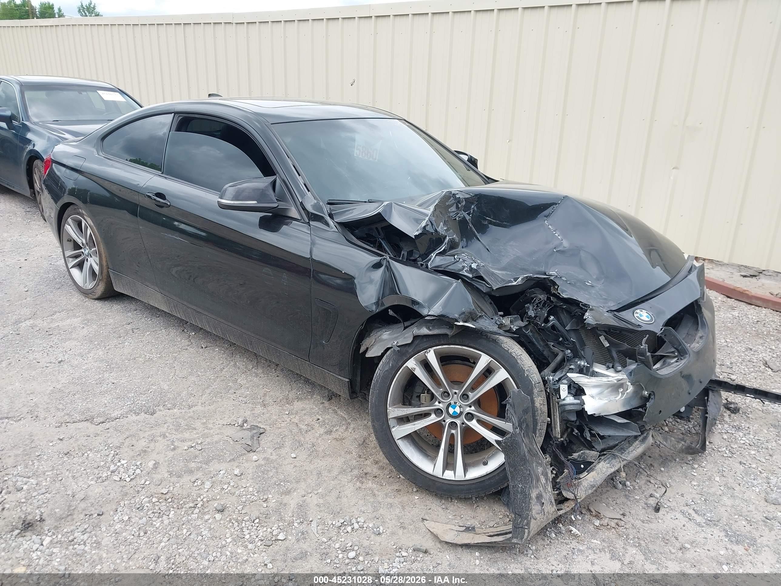 2014 BMW 4 Series 428i, VIN WBA3N3C58EF712412 — Front end