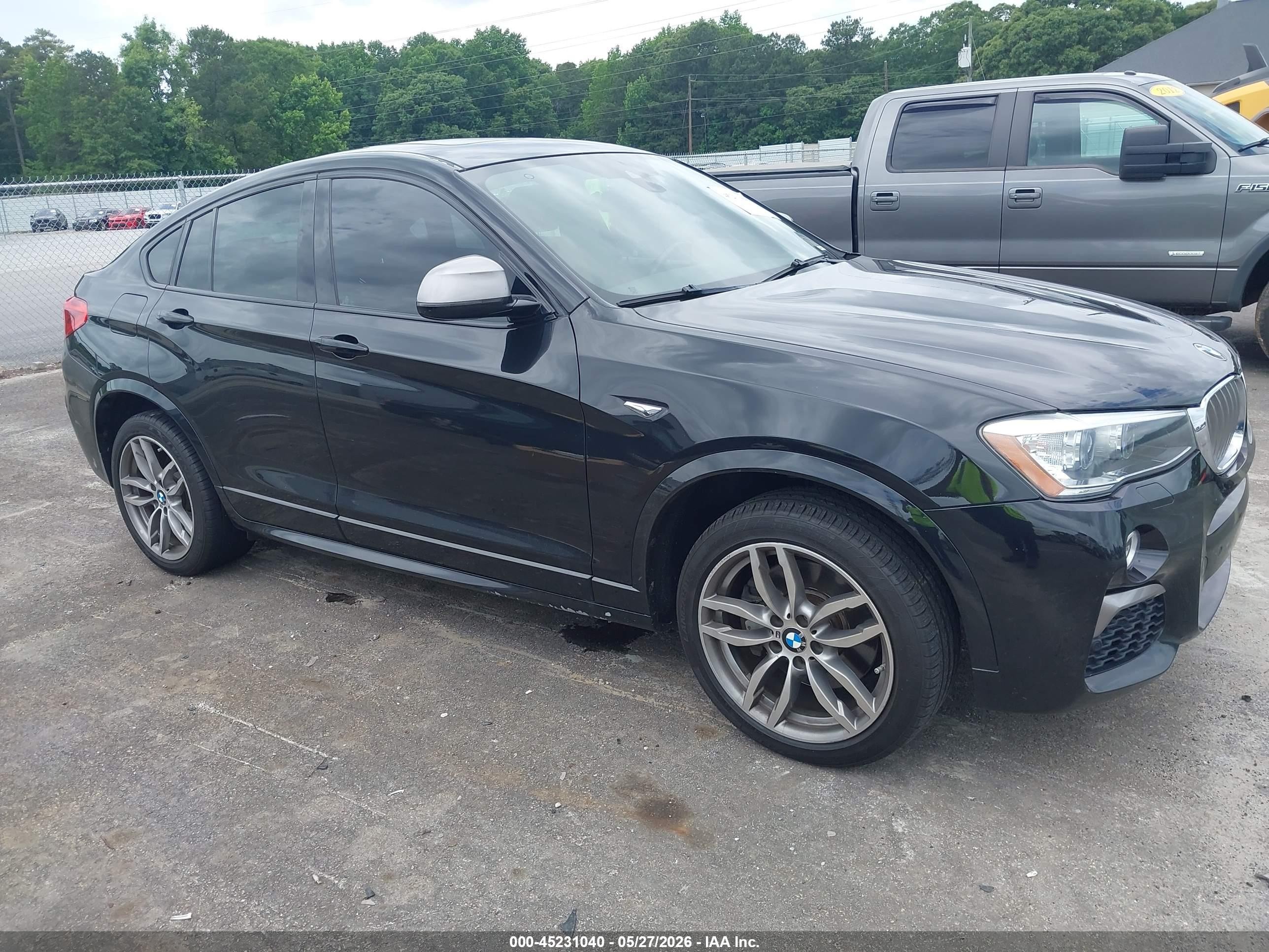 2018 BMW X4 M40i, VIN 5UXXW7C59J0W64035 — Перед