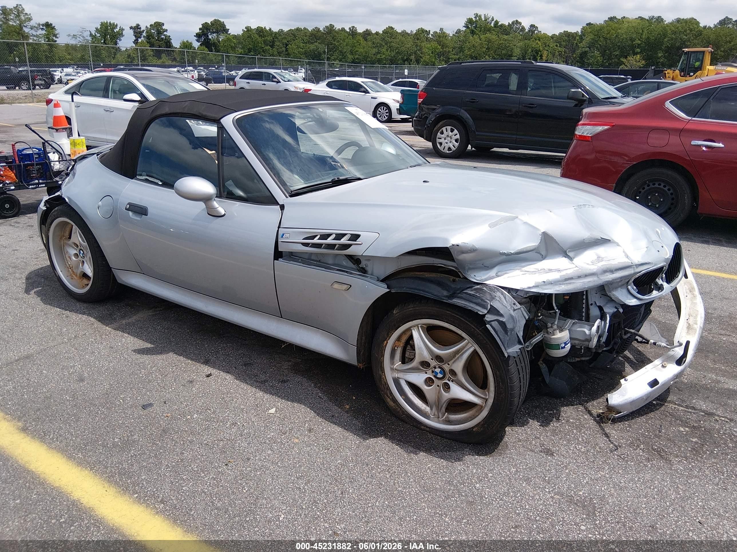 1999 BMW Z3 M Roadster, VIN WBSCK9335XLC89558 — Front end