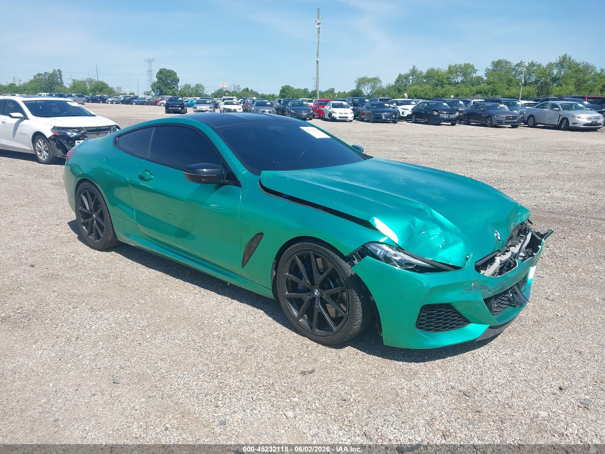 2019 BMW 8 Series M850i xDrive, VIN WBABC4C50KBJ35885 — Front end
