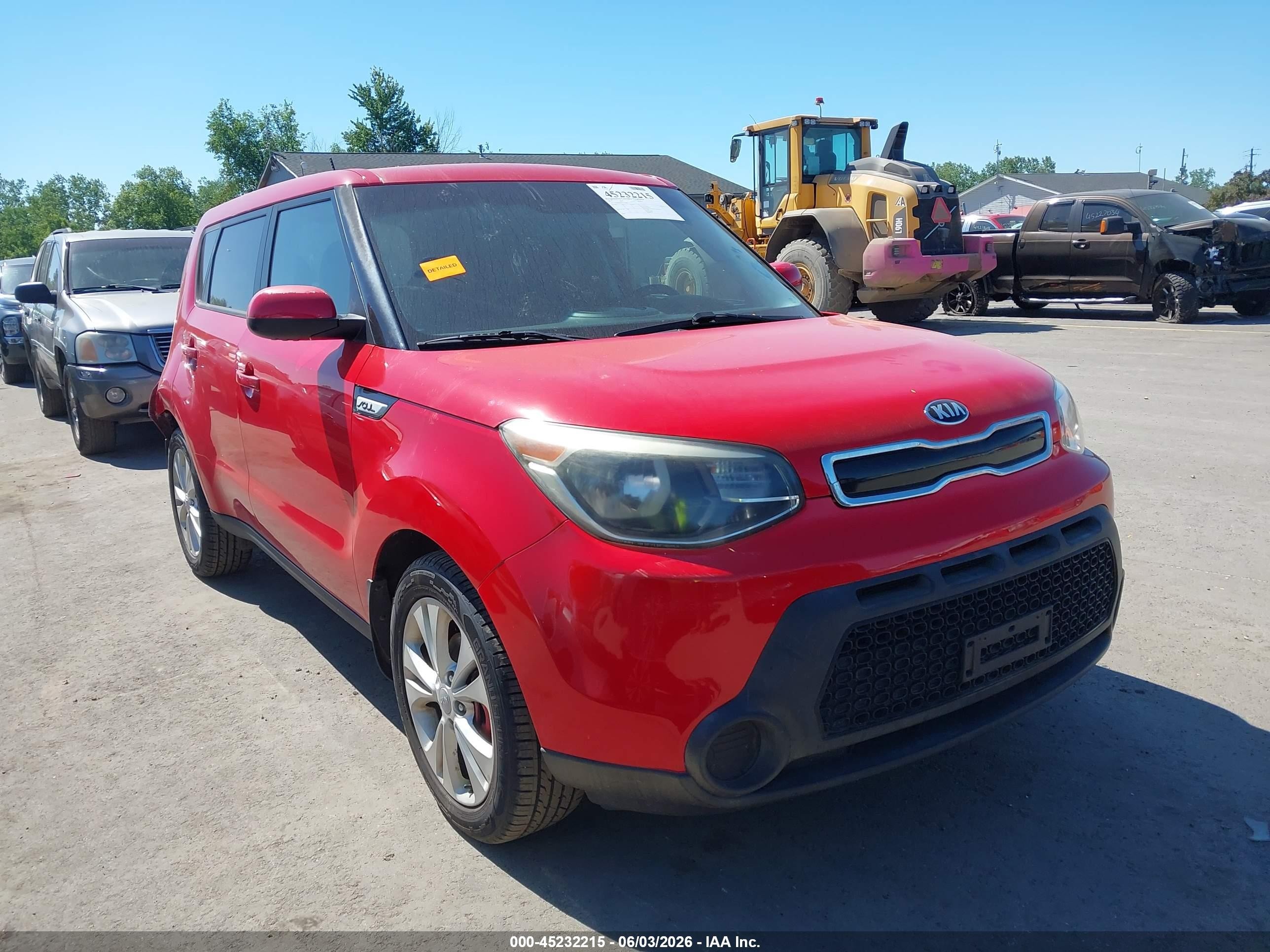 2015 Kia Soul +, VIN KNDJP3A59F7791589 — Rear end