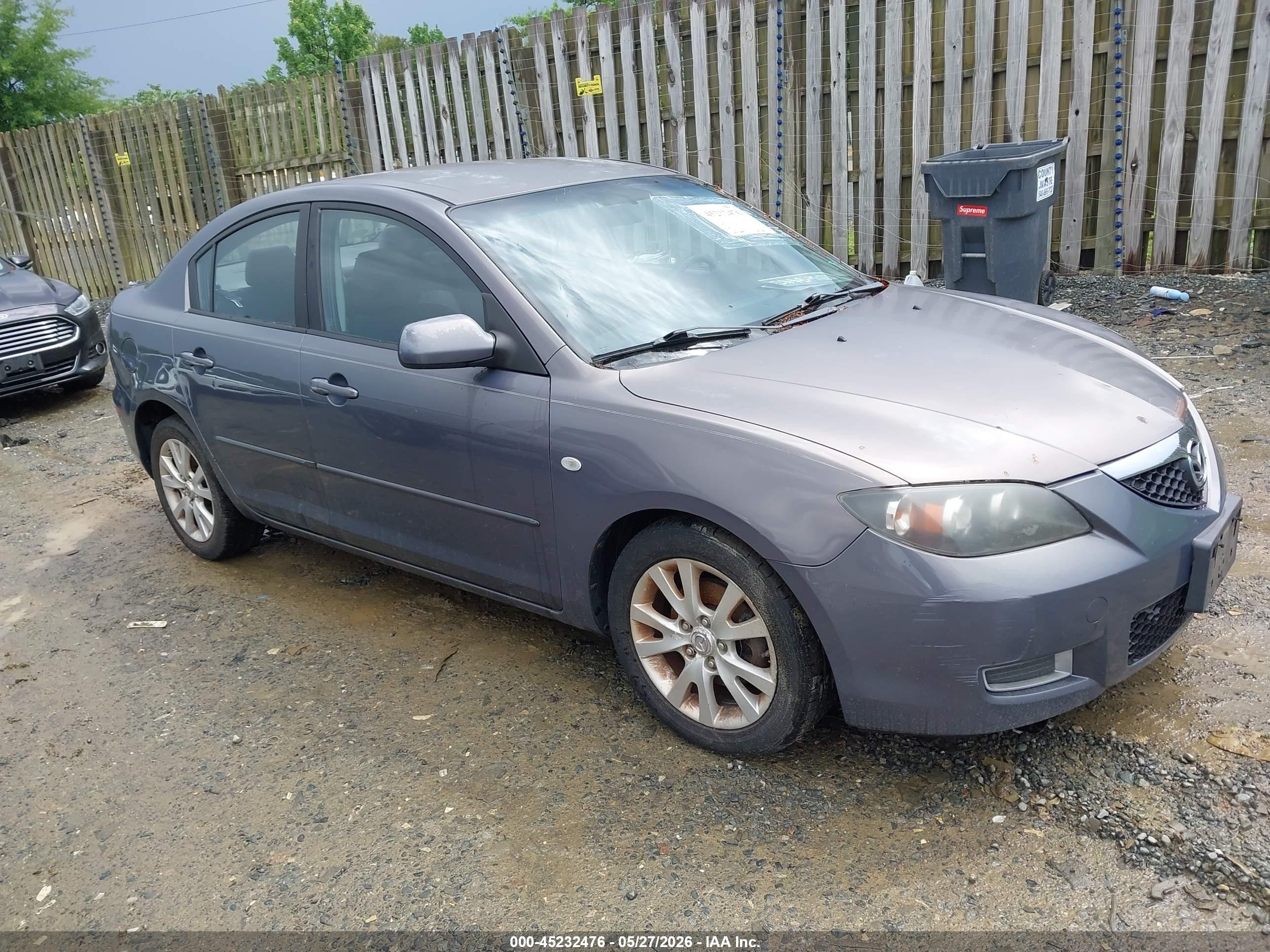 2007 Mazda 3 i Touring, VIN JM1BK32F471606394 — Normal wear