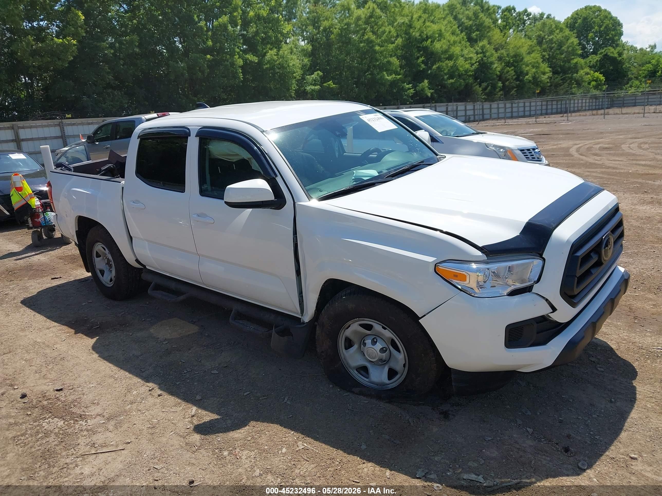 2021 Toyota Tacoma SR, VIN 3TMCZ5AN6MM452614 — Front end