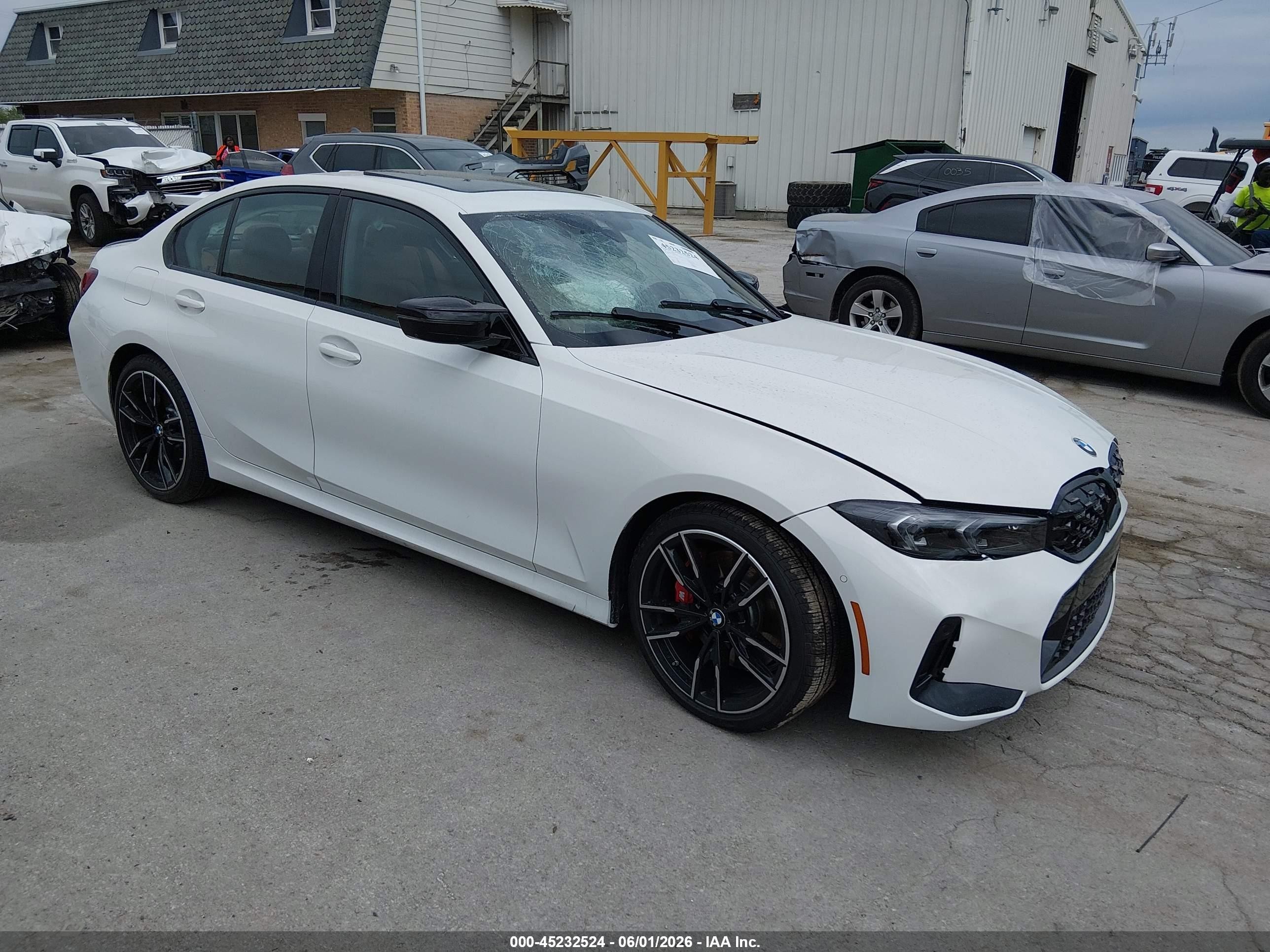 2026 BMW 3 Series M340i NA xDrive, VIN 3MW69FT07T8G35643 — Перед
