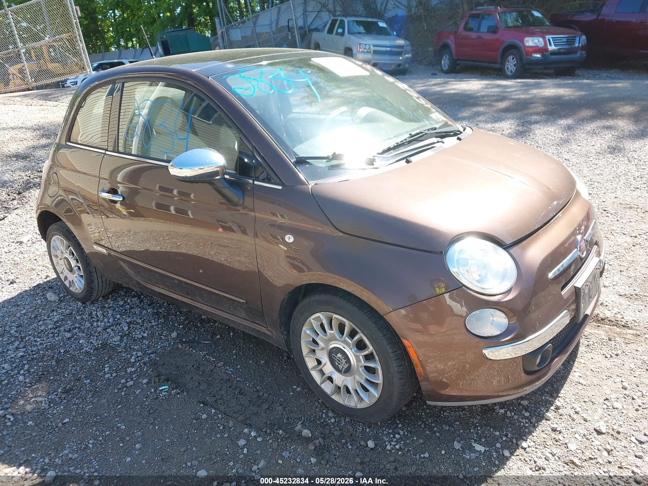 2014 FIAT 500 1957 Edition, VIN 3C3CFFCR9ET168114 — Side