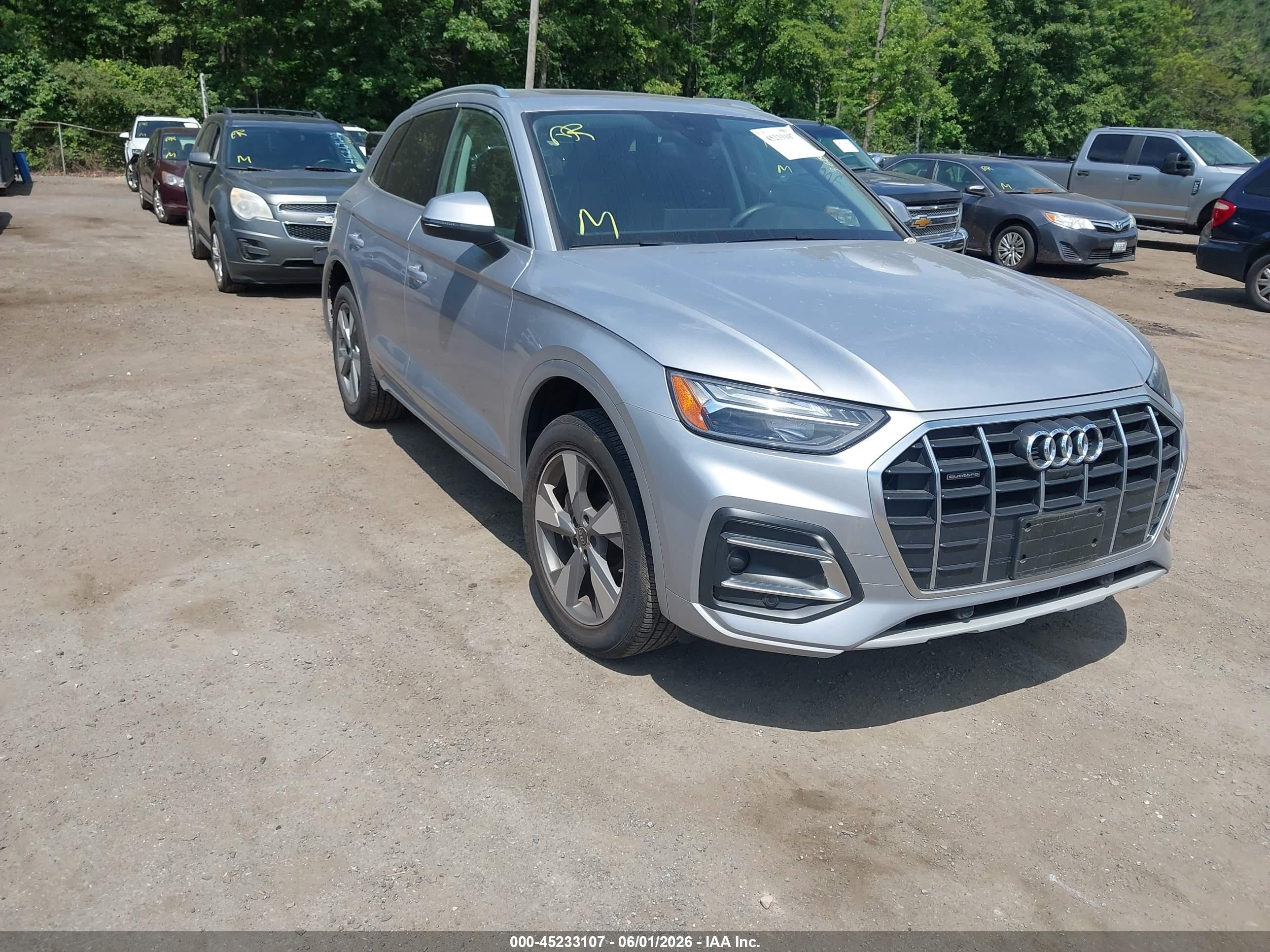 2022 Audi Q5 Premium Plus, VIN WA1BBAFY5N2129797 — Rear end