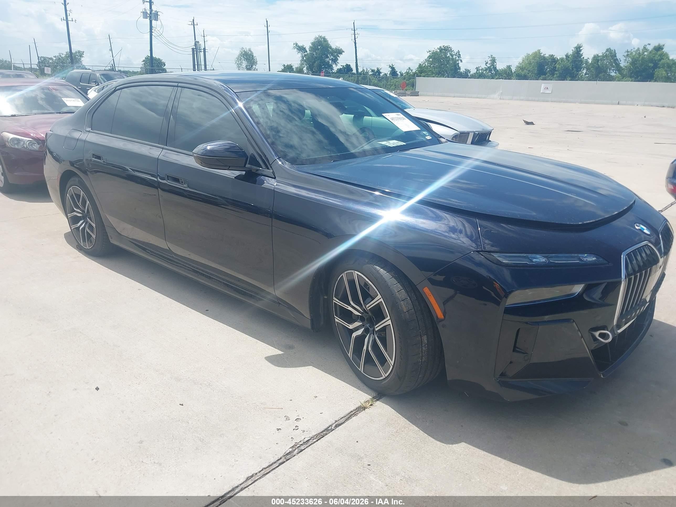 2023 BMW 7 Series 760i xDrive, VIN WBA33EJ0XPCM28471 — Water / flood