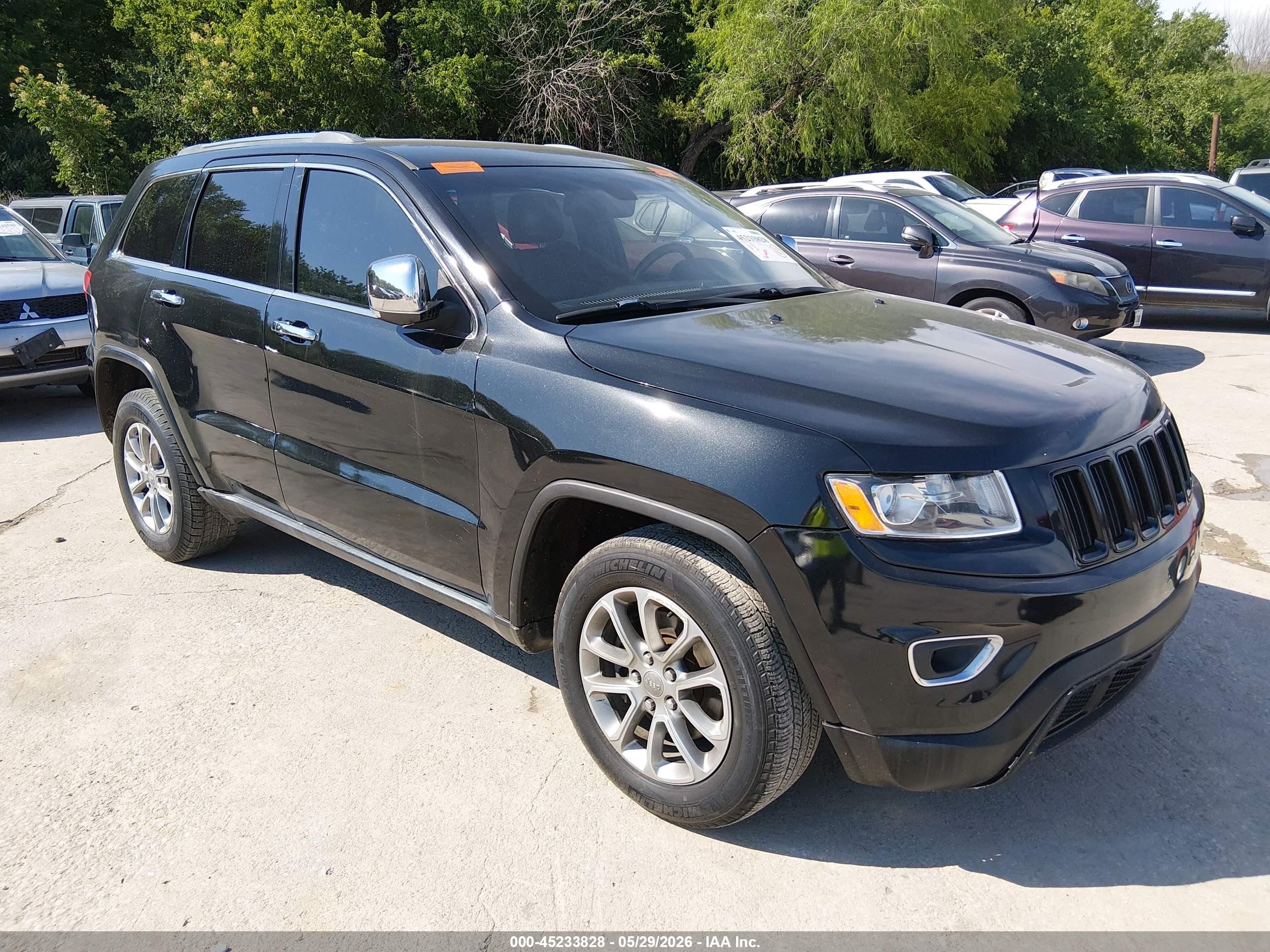 2015 Jeep Grand Cherokee Limited, VIN 1C4RJFBG3FC705724 — Repossession