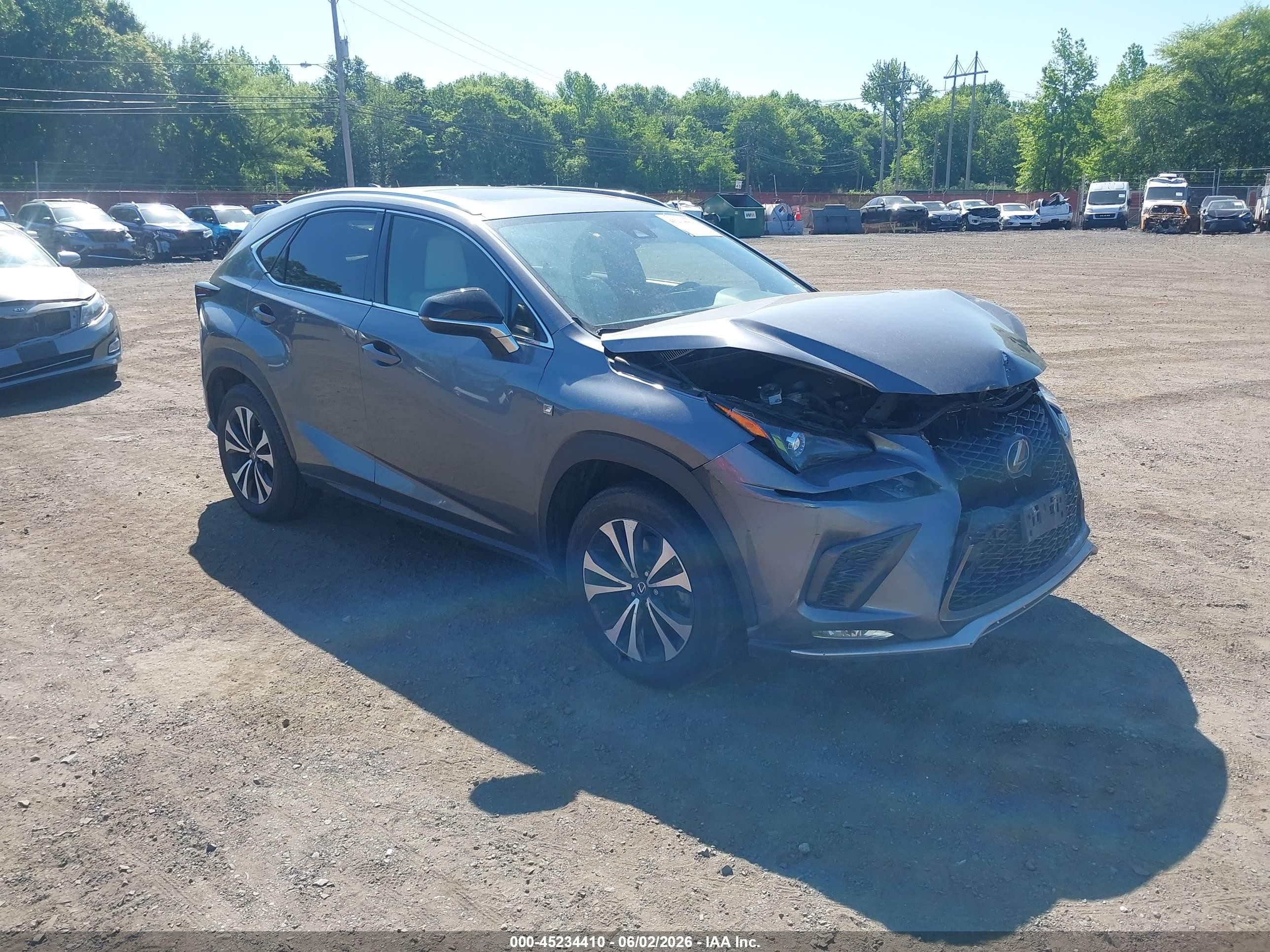 2021 Lexus NX 300 F Sport, VIN JTJSARDZ7M2261152 — Front end