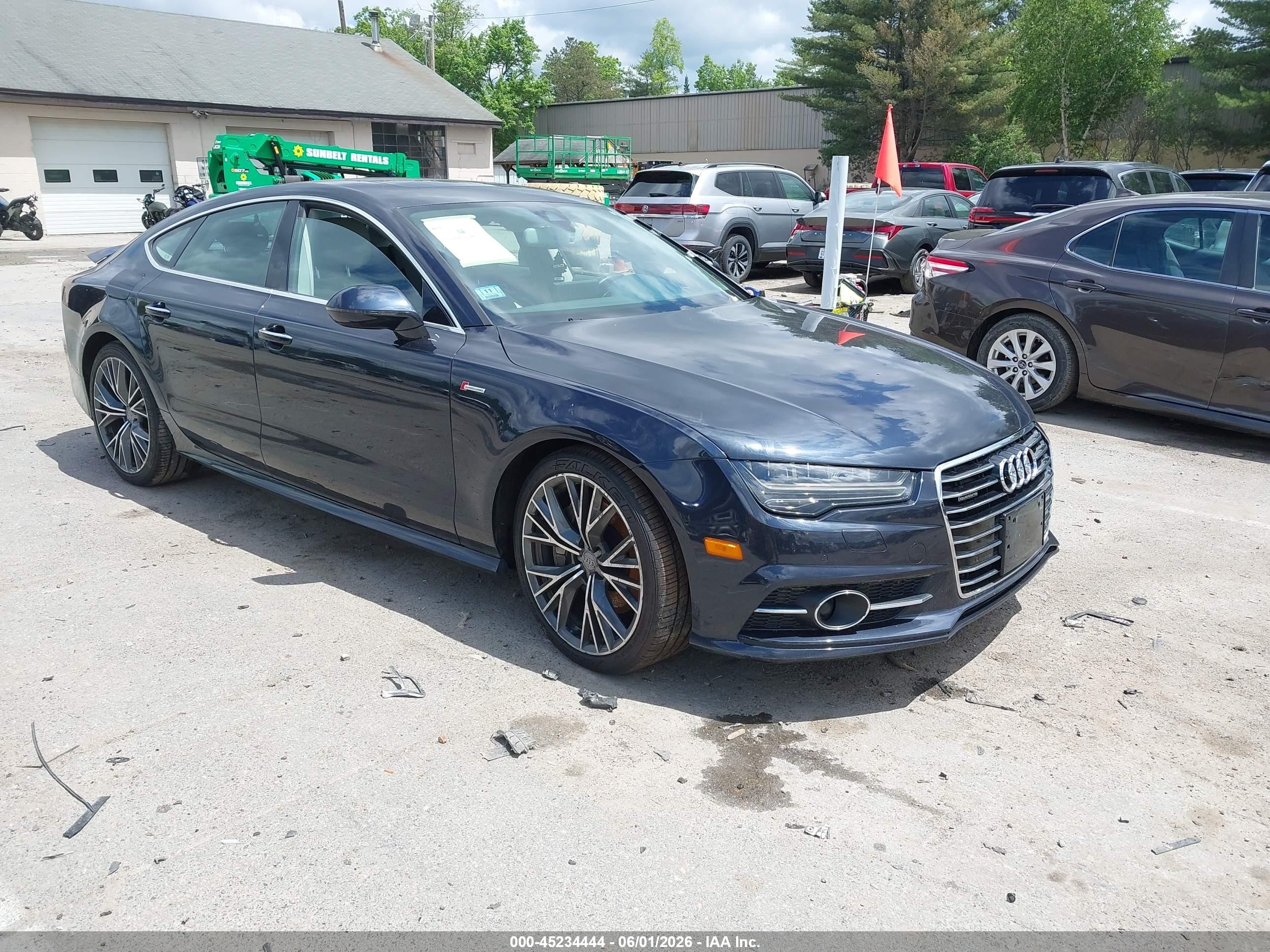 2018 Audi A7 Premium Plus, VIN WAUW3AFC9JN100723 — Rear end