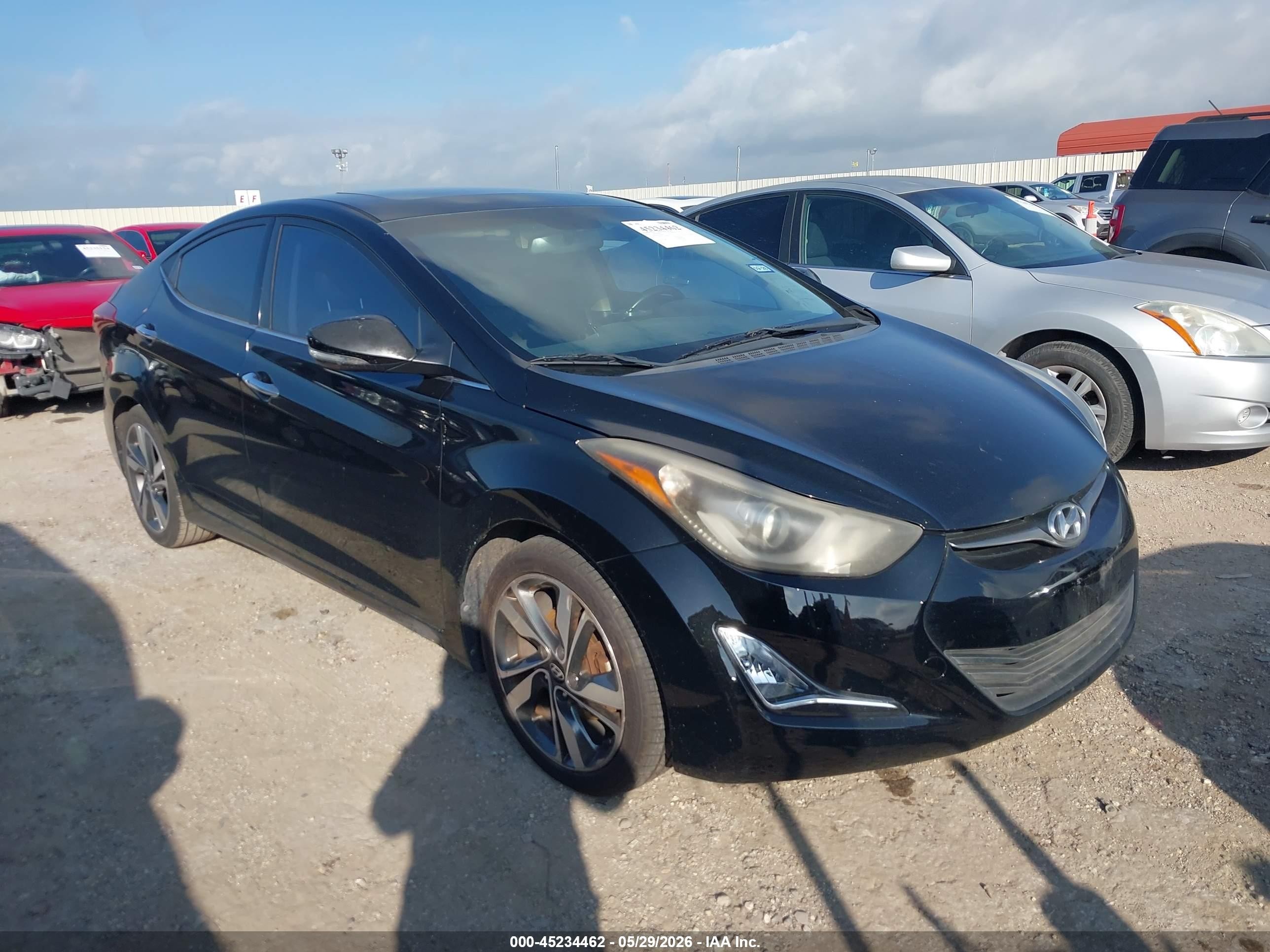 2014 Hyundai Elantra SE, VIN KMHDH4AE1EU034648 — Normal wear