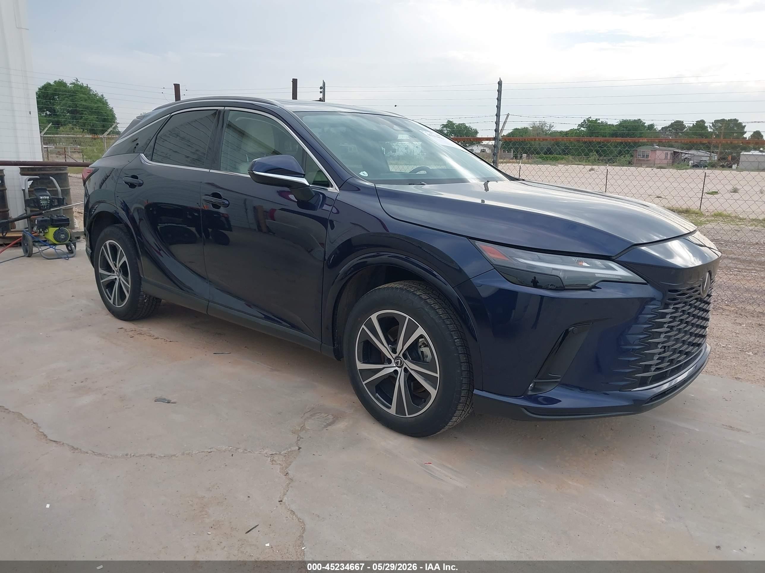 2023 Lexus RX 350 Premium Plus, VIN JTJCHMAA2P2010013 — Fresh water flood