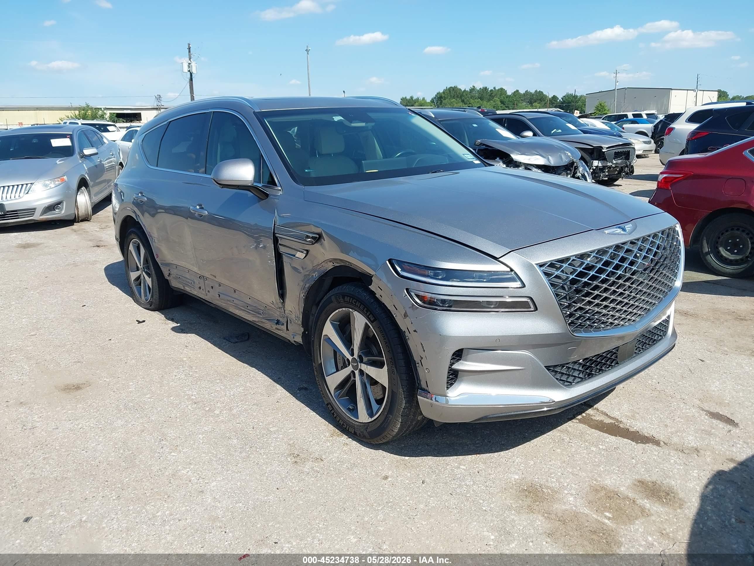 2023 Genesis GV80 Advanced Plus, VIN KMUHCESC3PU114976 — Side