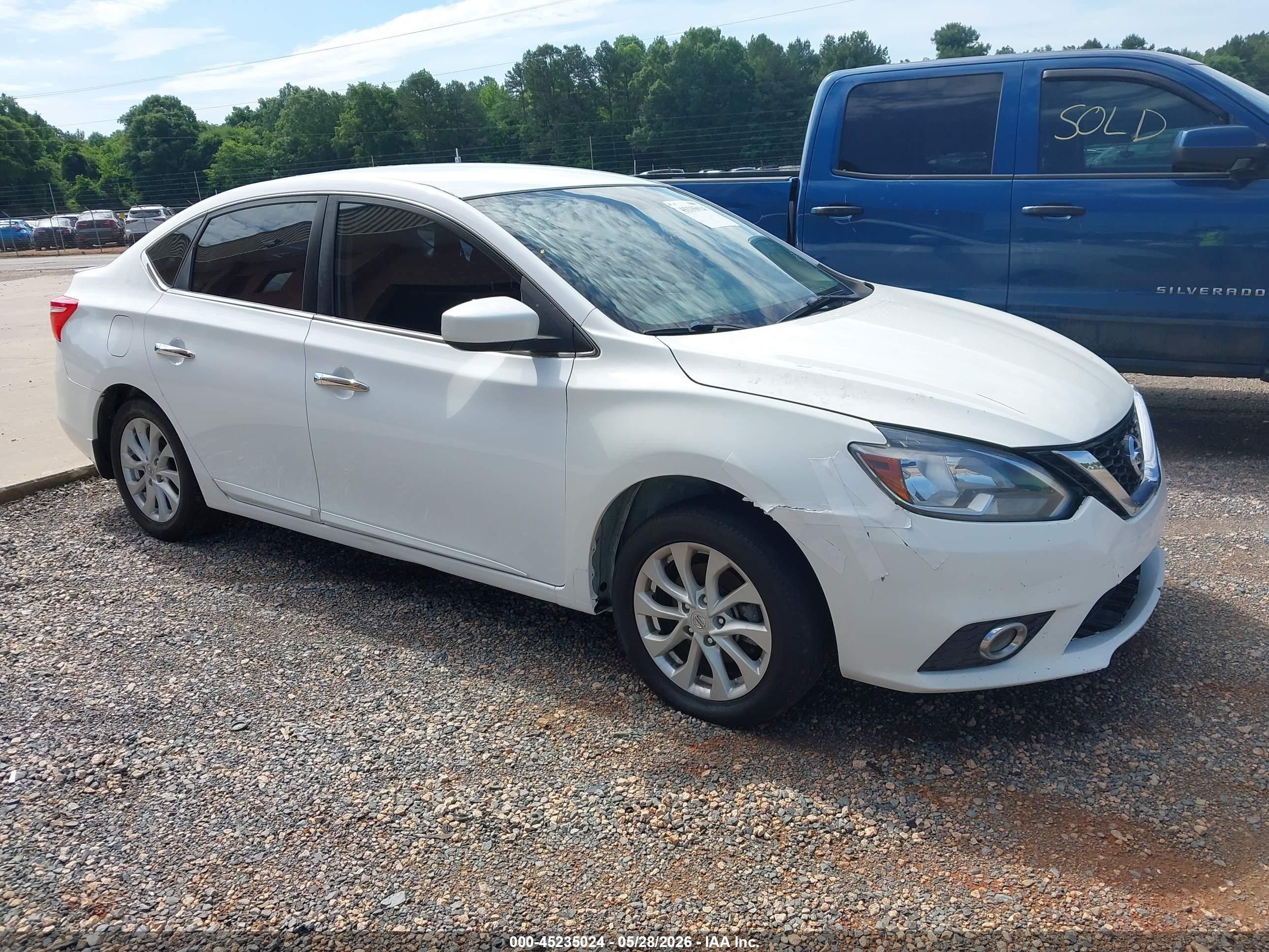 2017 Nissan Sentra SV, VIN 3N1AB7AP2HY319553 — Auction photo