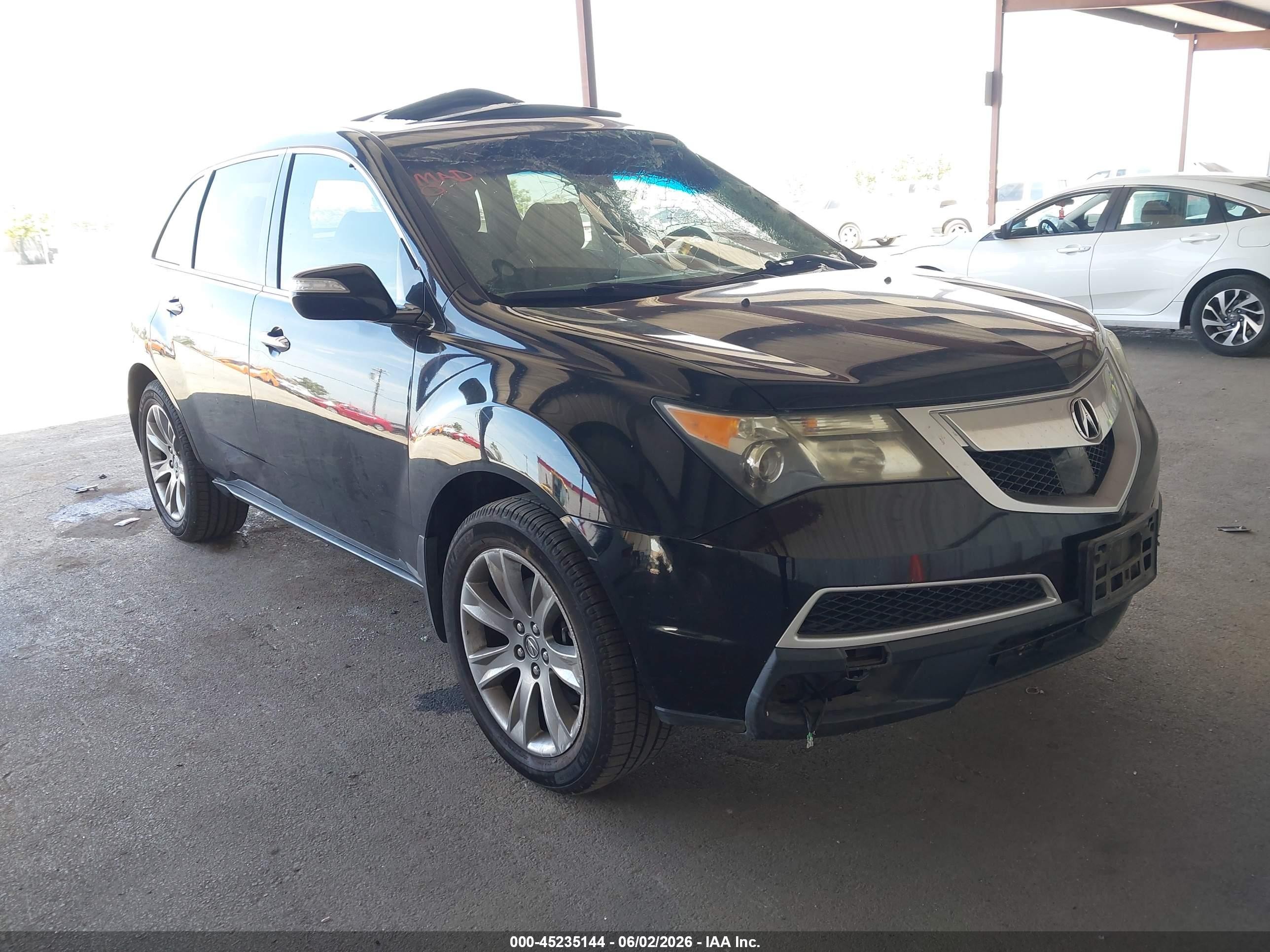 2012 Acura MDX Advance, VIN 2HNYD2H64CH535449 — Roof
